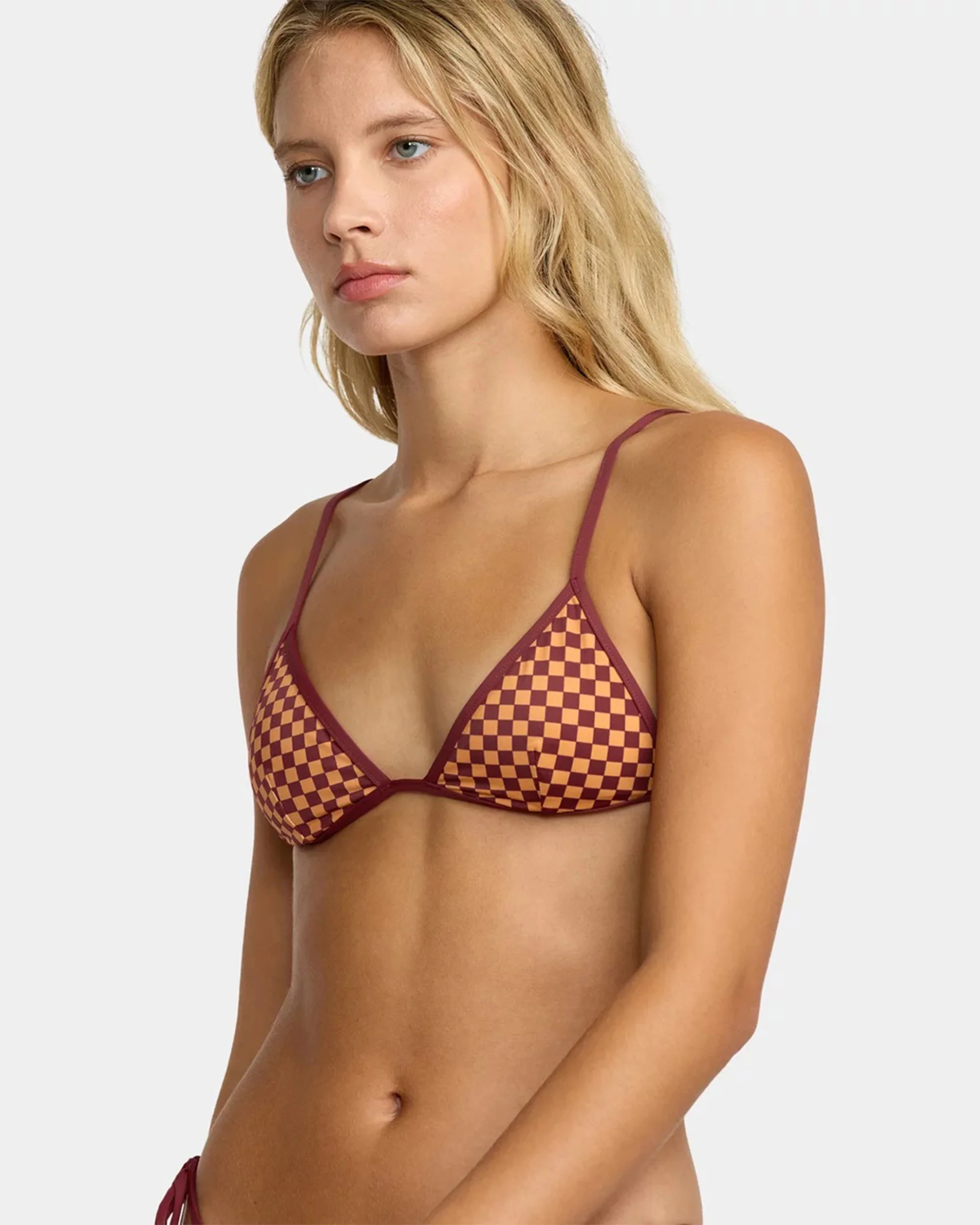 Reverberation Fixed Triangle Bikini Top - Ochre - Image 4