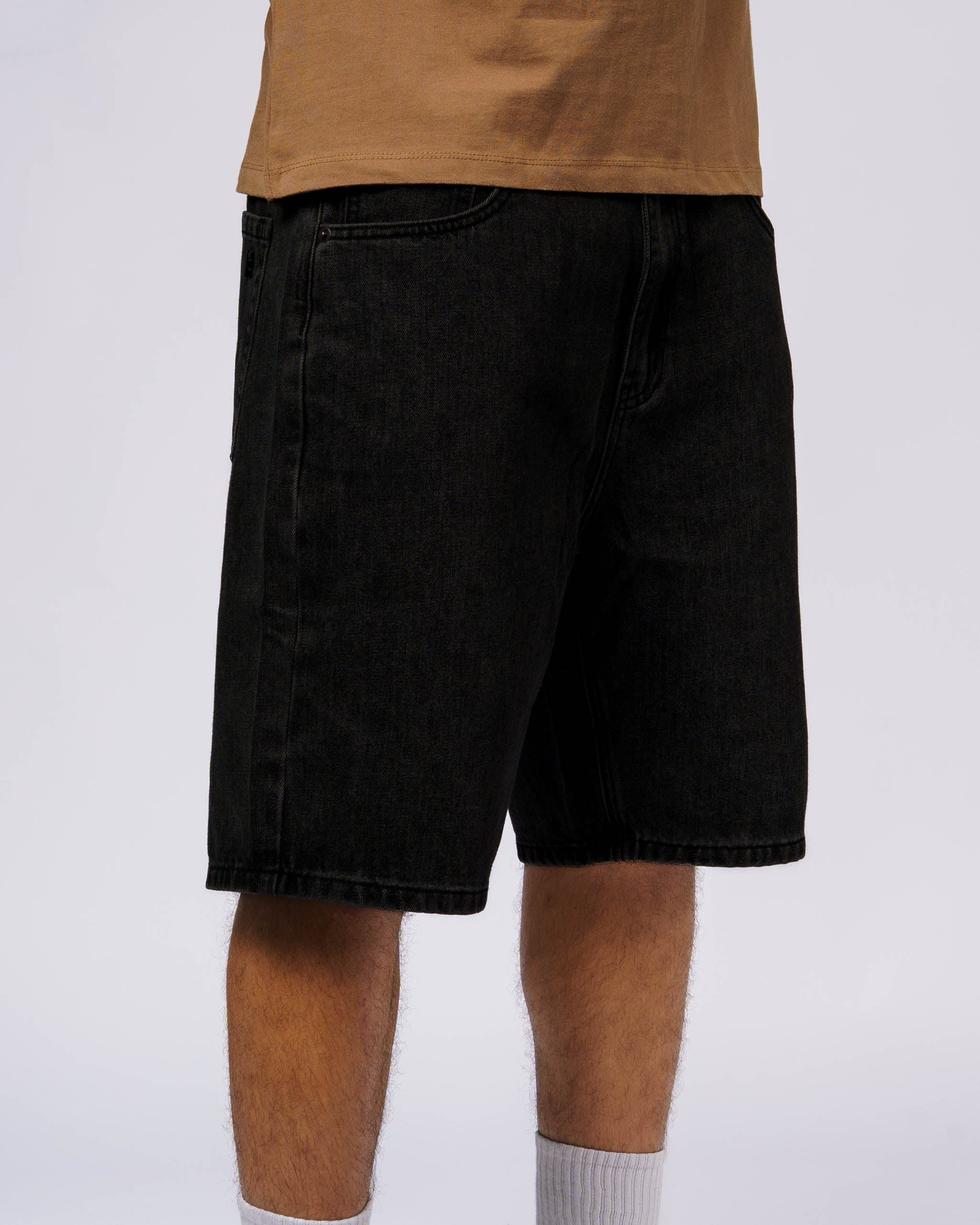 Revert Denim Shorts - Black - Image 4