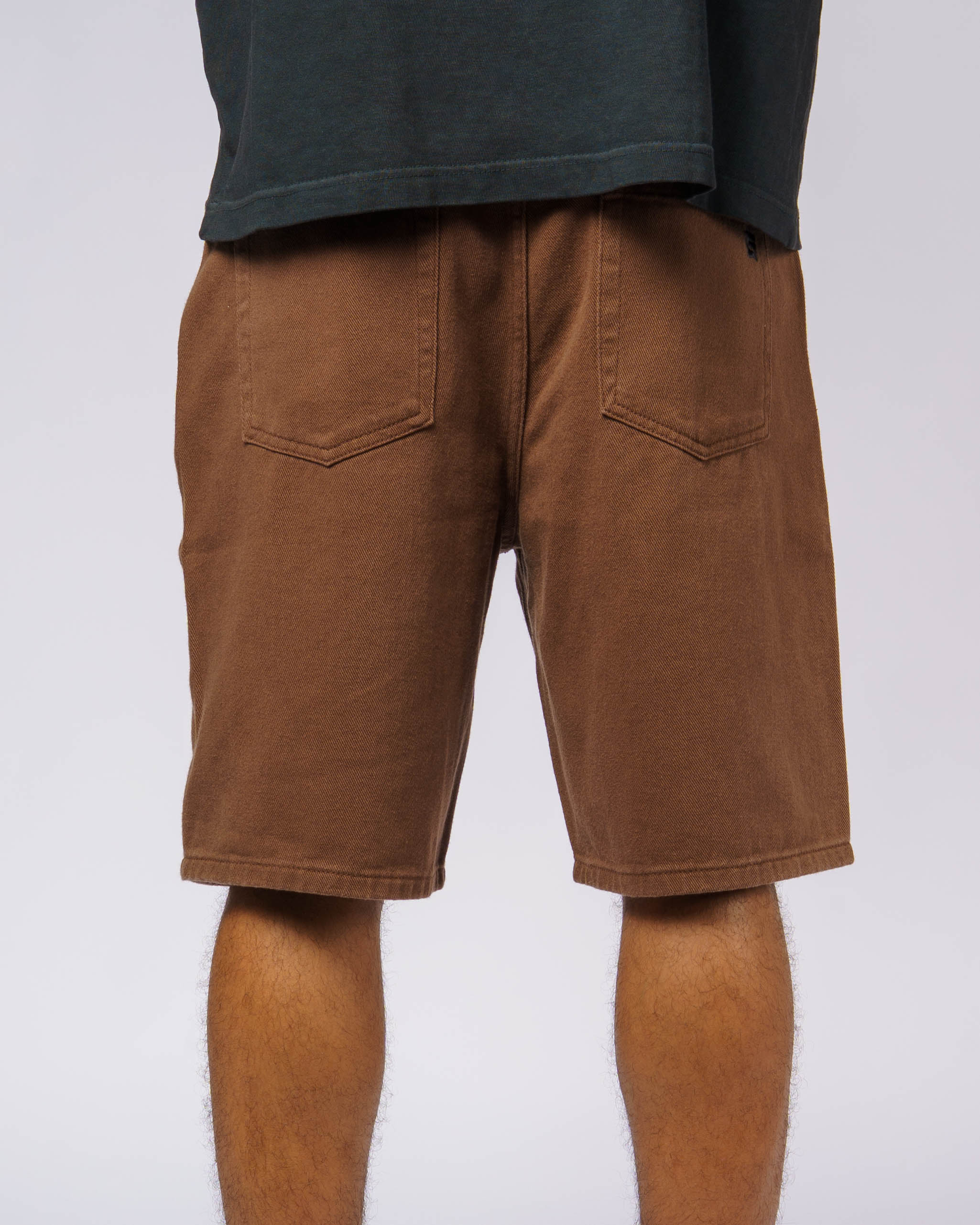 Revert Denim Shorts - Brown - Image 2