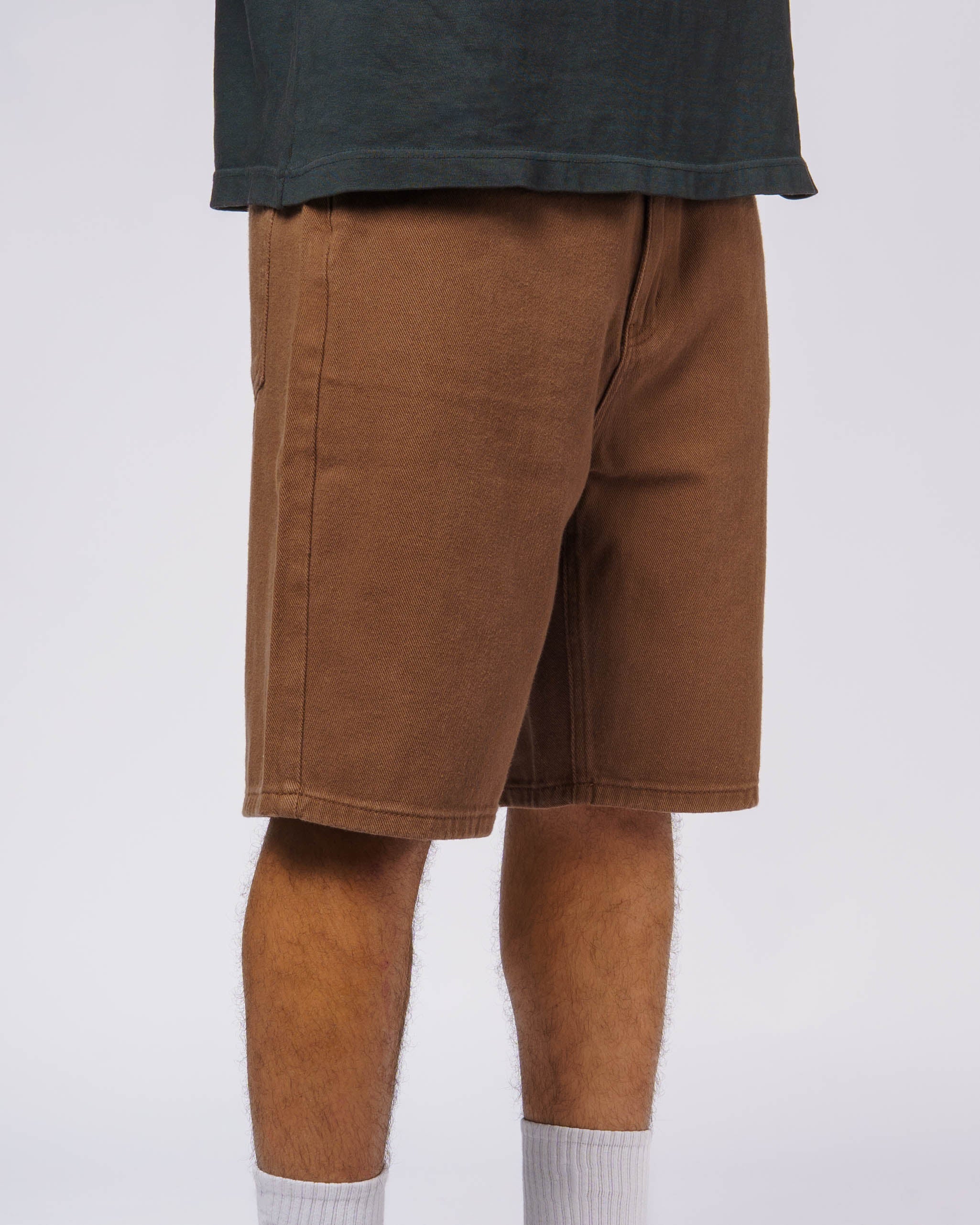 Revert Denim Shorts - Brown - Image 4