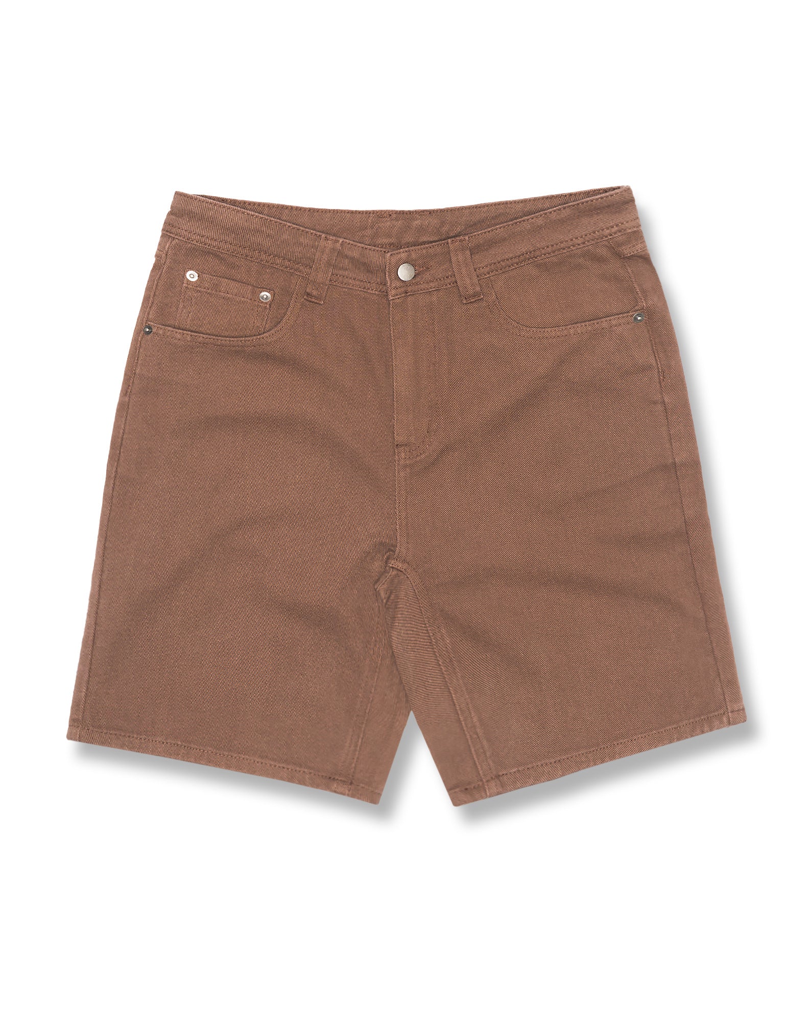 Revert Denim Shorts - Brown - Image 5