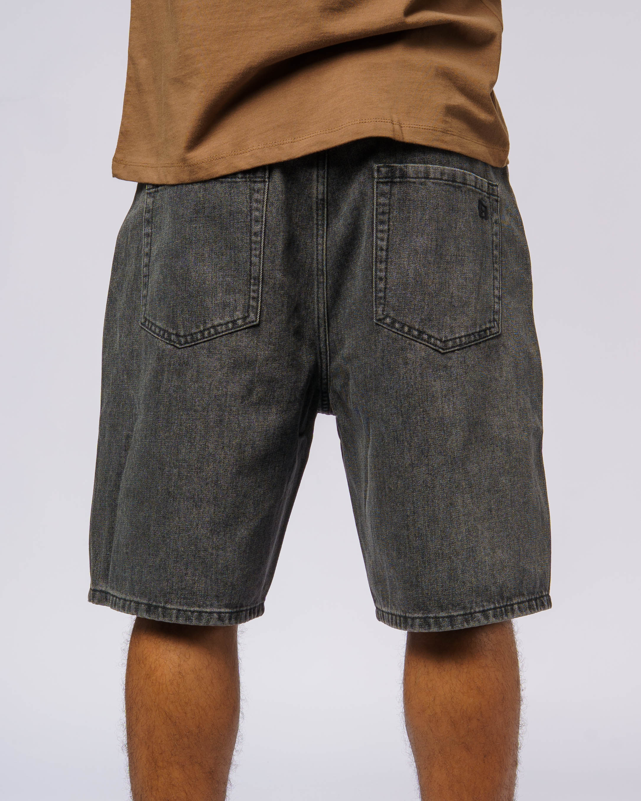 Revert Denim Shorts - Worn Black - Image 2