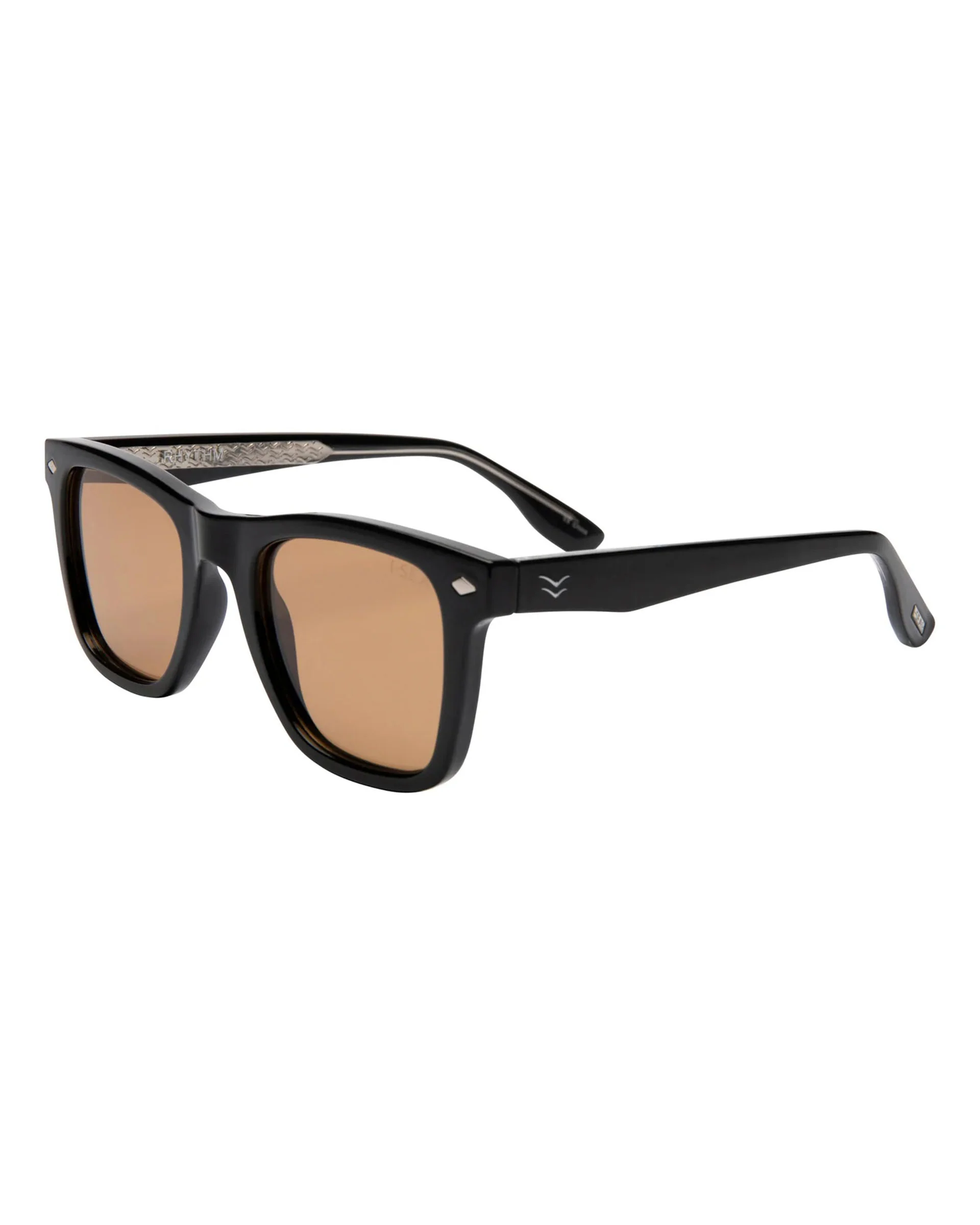 Rhythm Sunglasses - Black/Cocoa Polarized Lens - Image 2