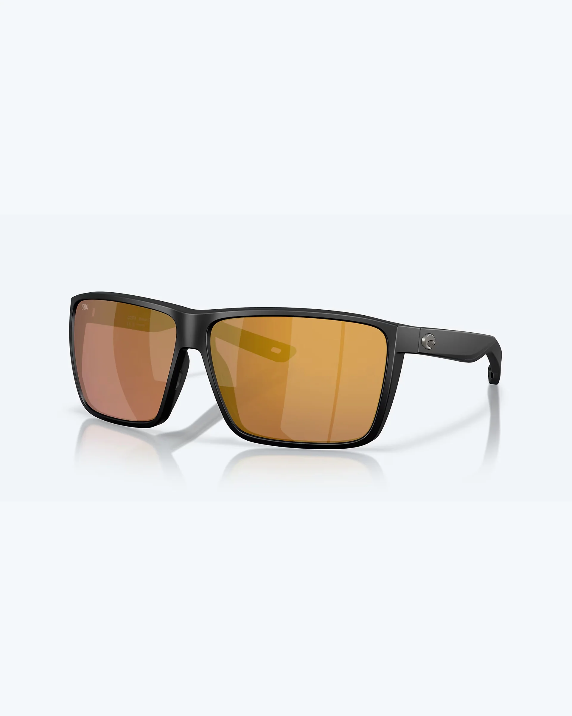 Rincon II Polarized Sunglasses - Matte Black / Gold Mirror