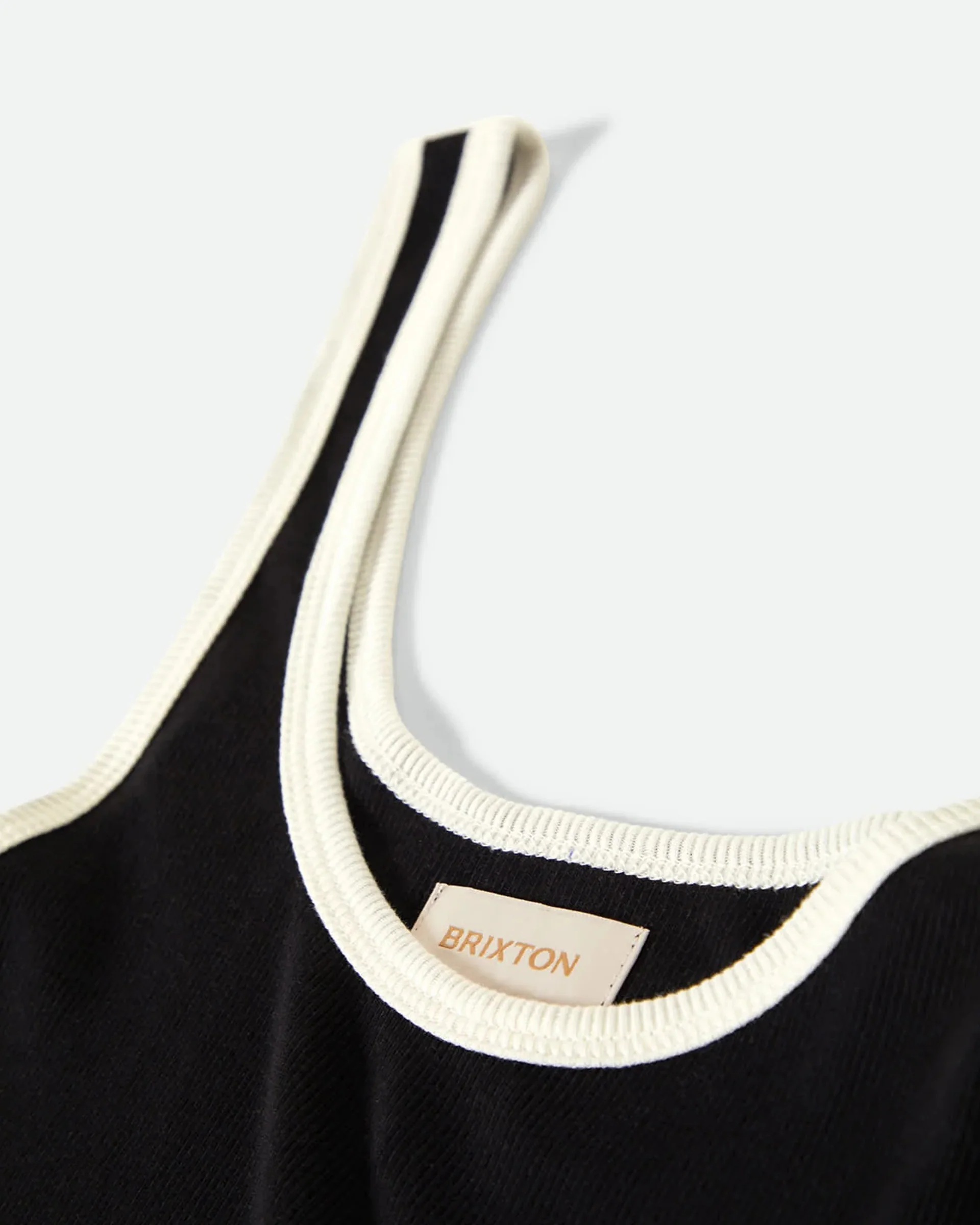 Ringer Organic A-Tank - Black / Off White - Image 7