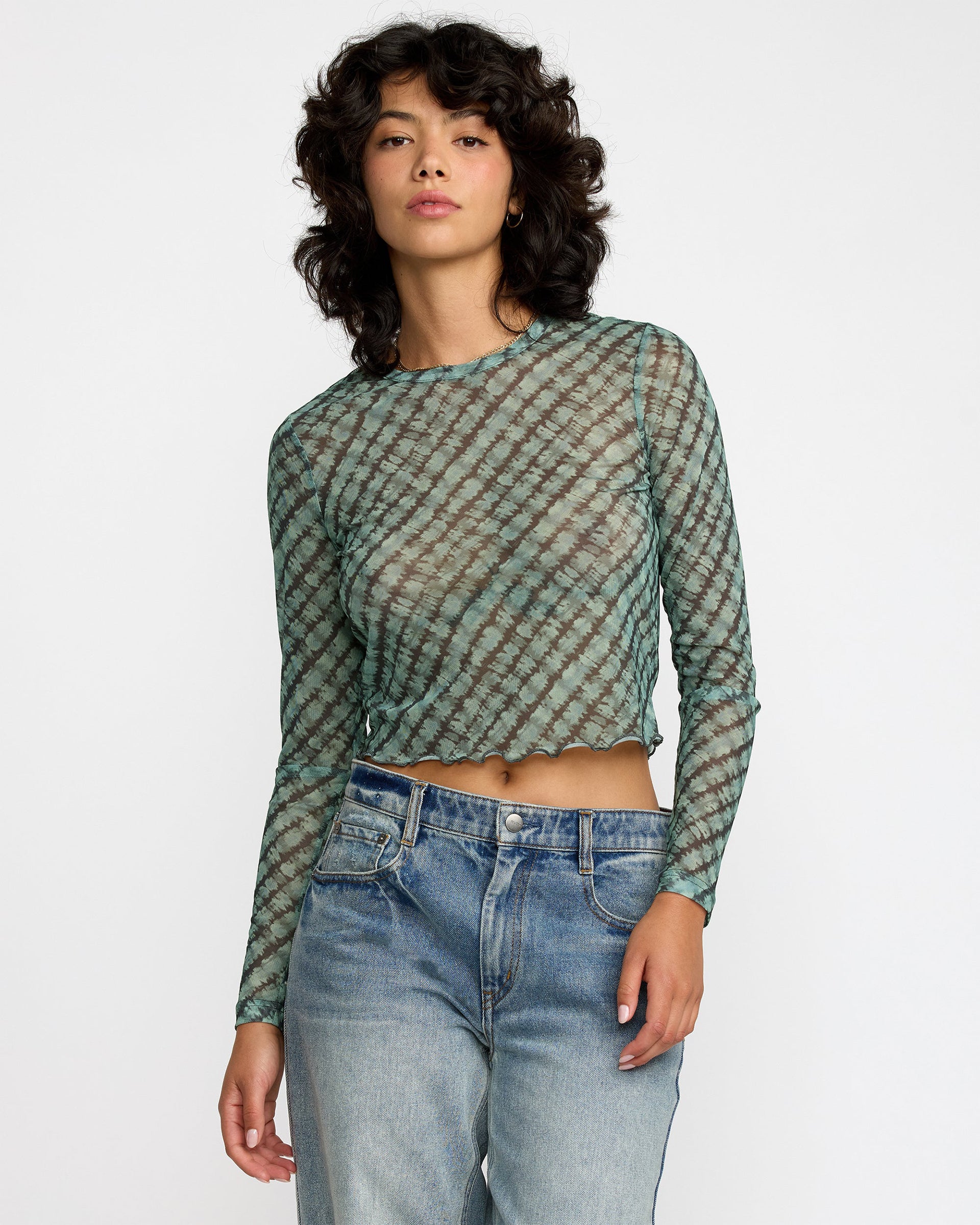 River L/S Shirt - Sea Green - Image 3