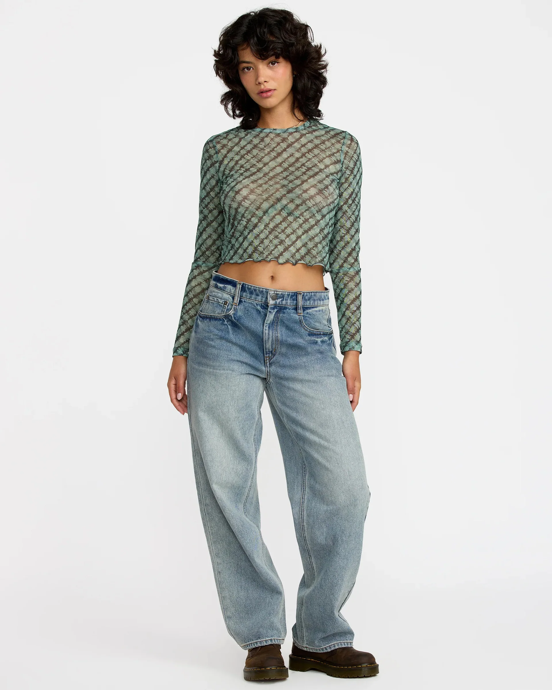 River L/S Shirt - Sea Green - Image 6