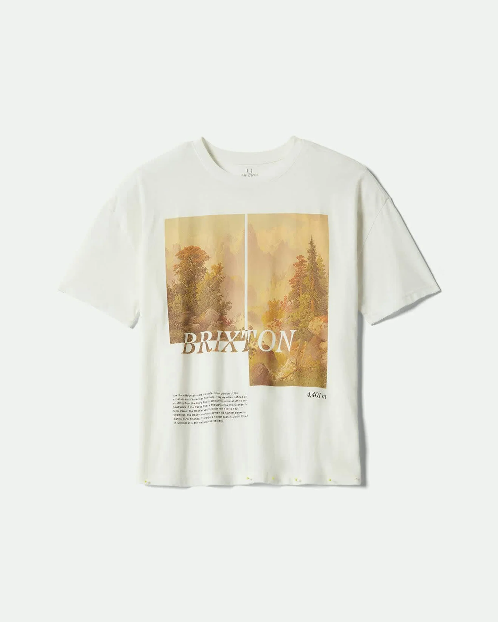 Rocky Mountain Oversized Boyfriend T-Shirt - Off White - Image 2