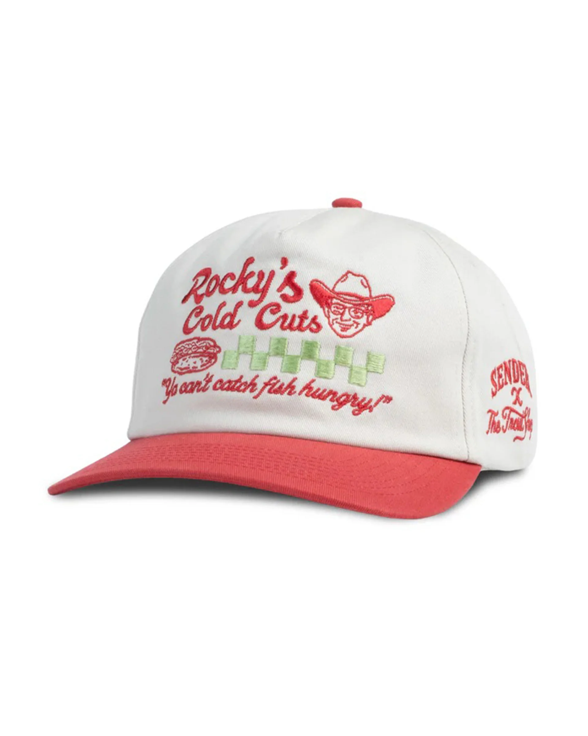 Rocky's Cold Cuts Hat - White/Red