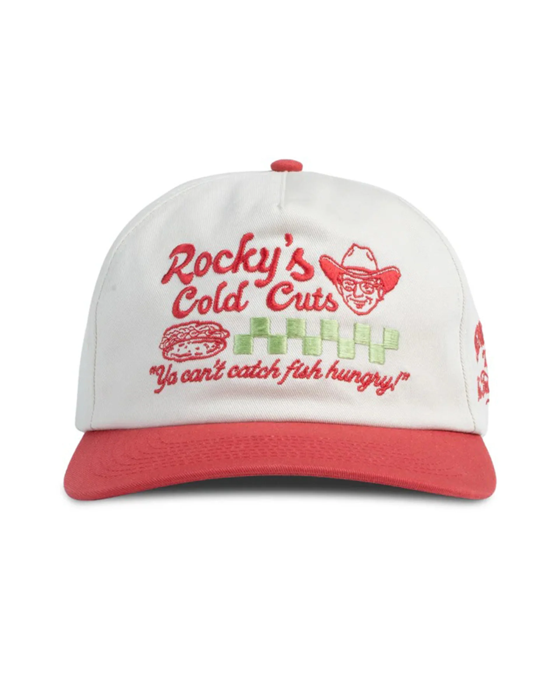Rocky's Cold Cuts Hat - White/Red - Image 6