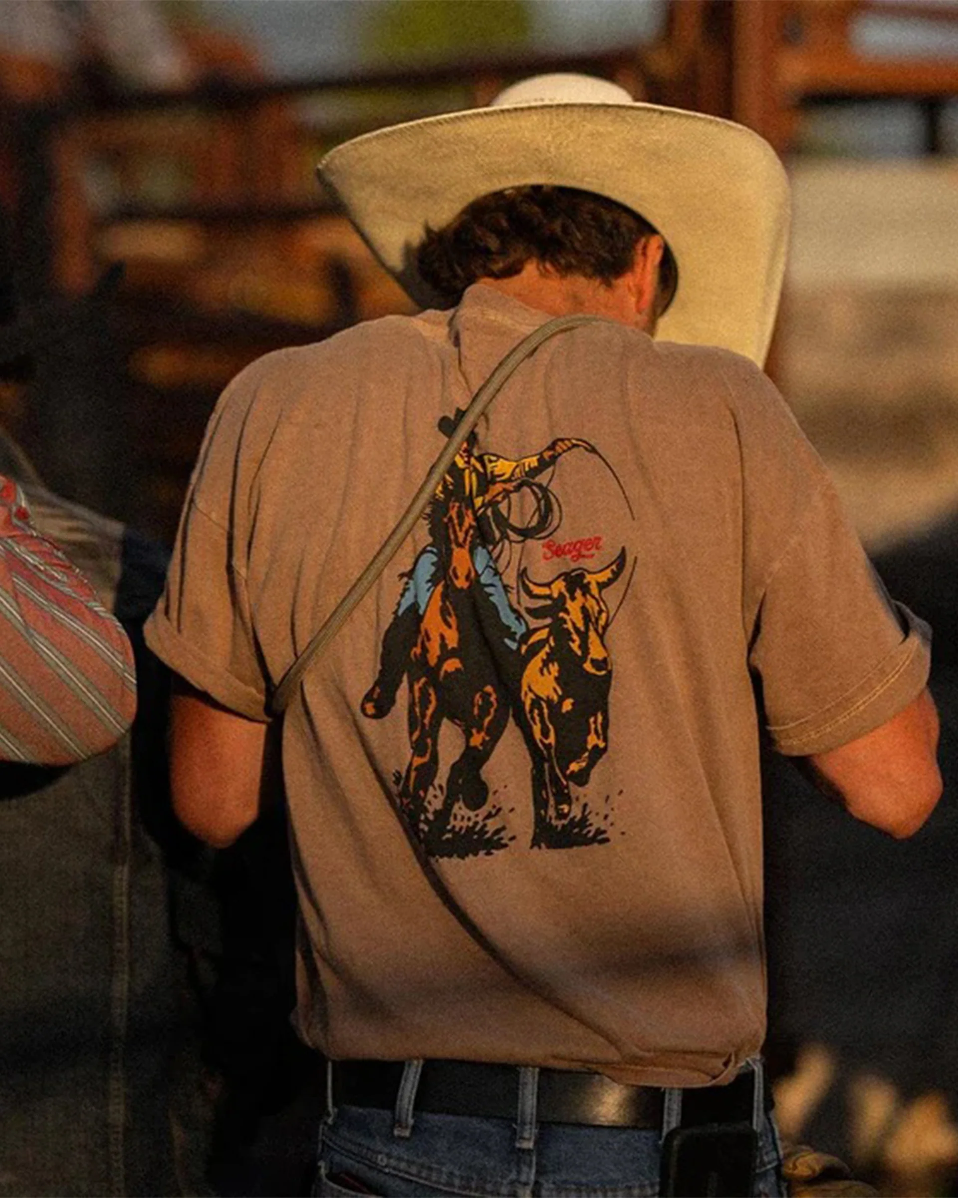 Rodeo Series S/S T-Shirt - Pigment Brown - Image 3