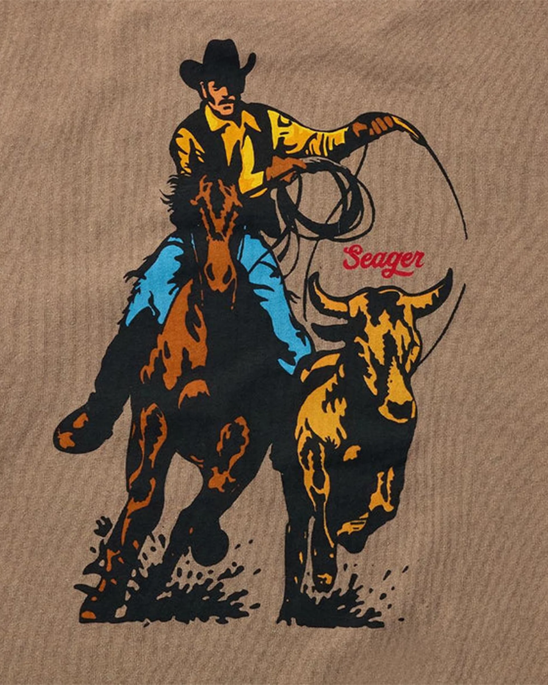Rodeo Series S/S T-Shirt - Pigment Brown - Image 4
