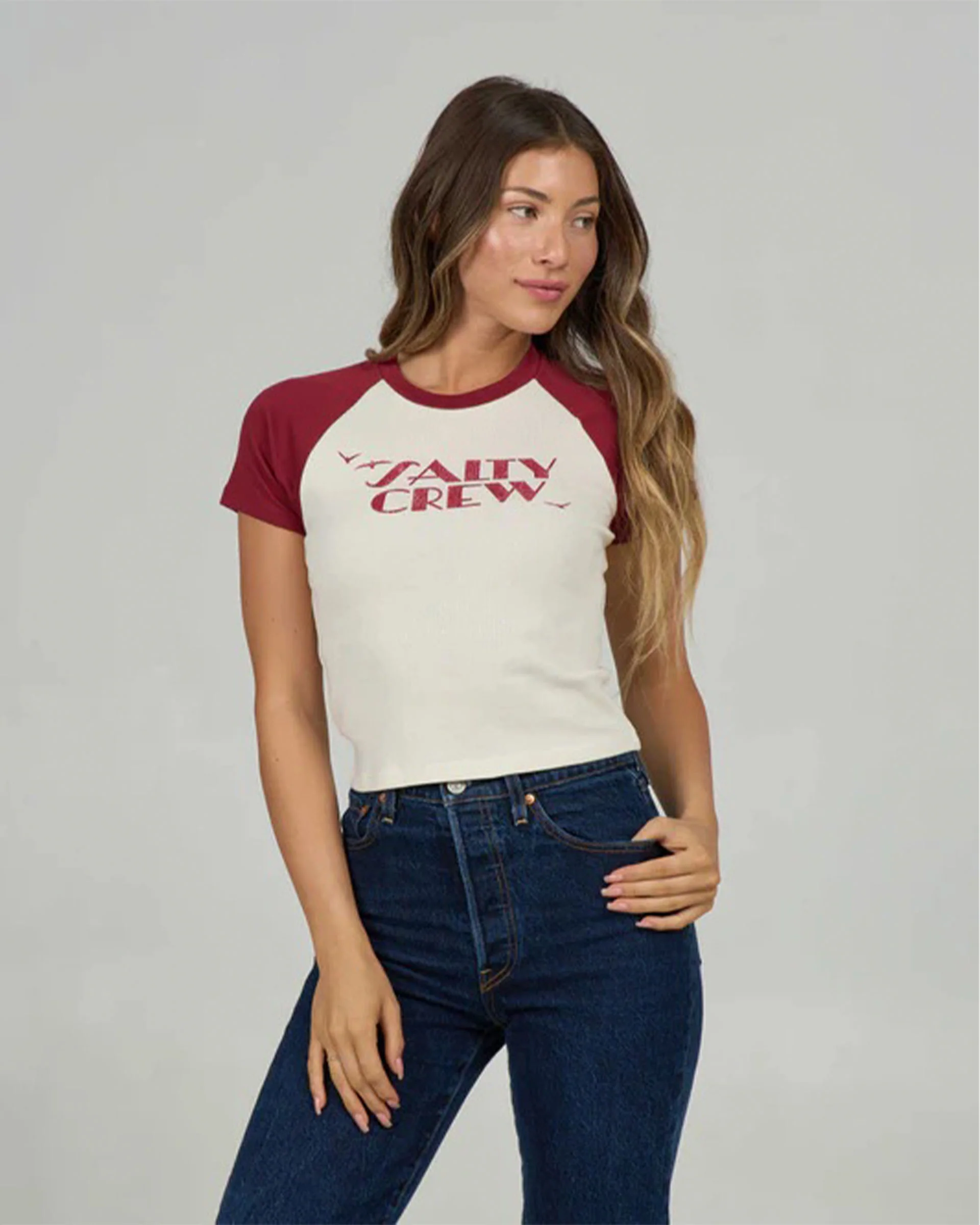 Sailor Delight Raglan Tee - Plum