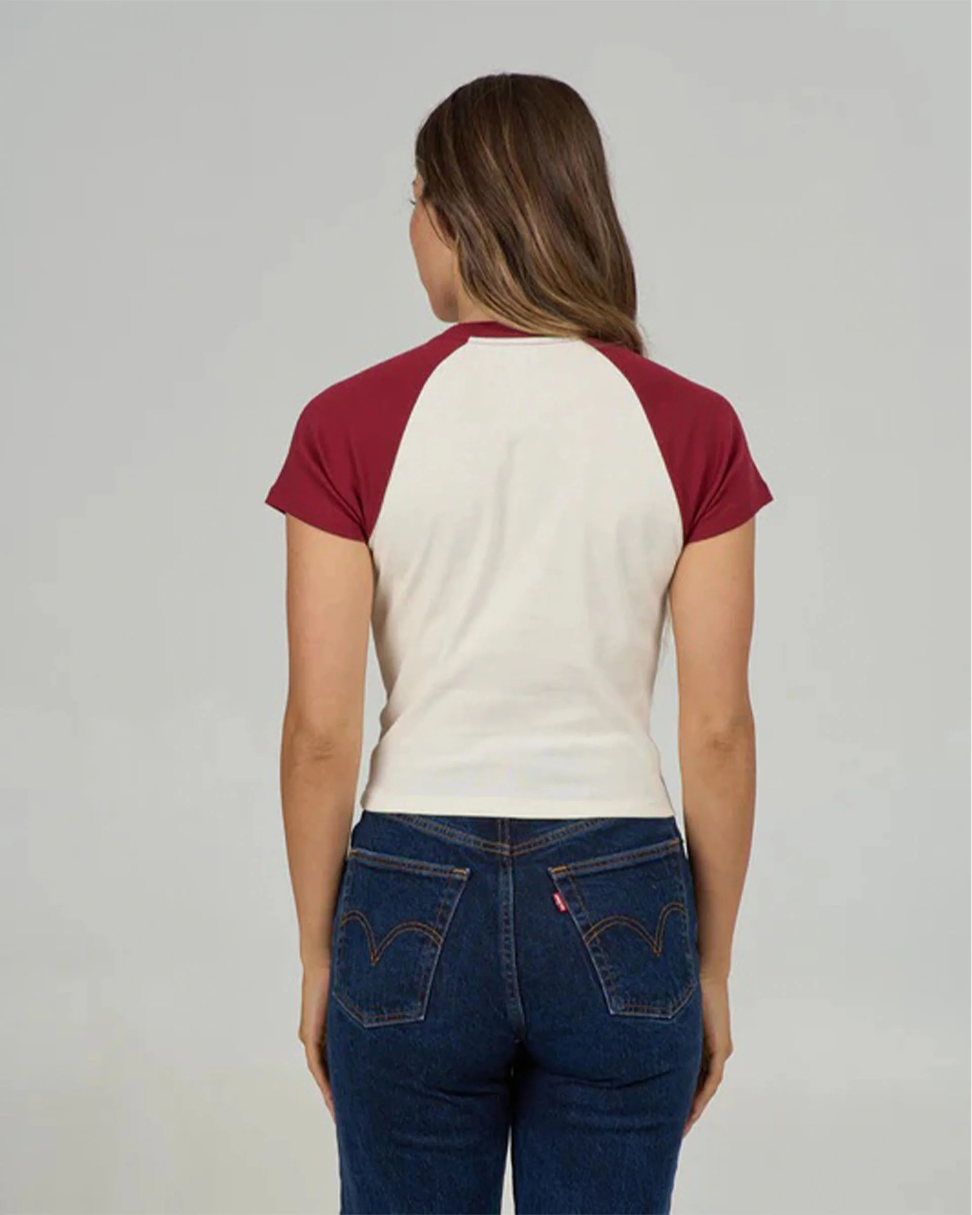 Sailor Delight Raglan Tee - Plum - Image 2