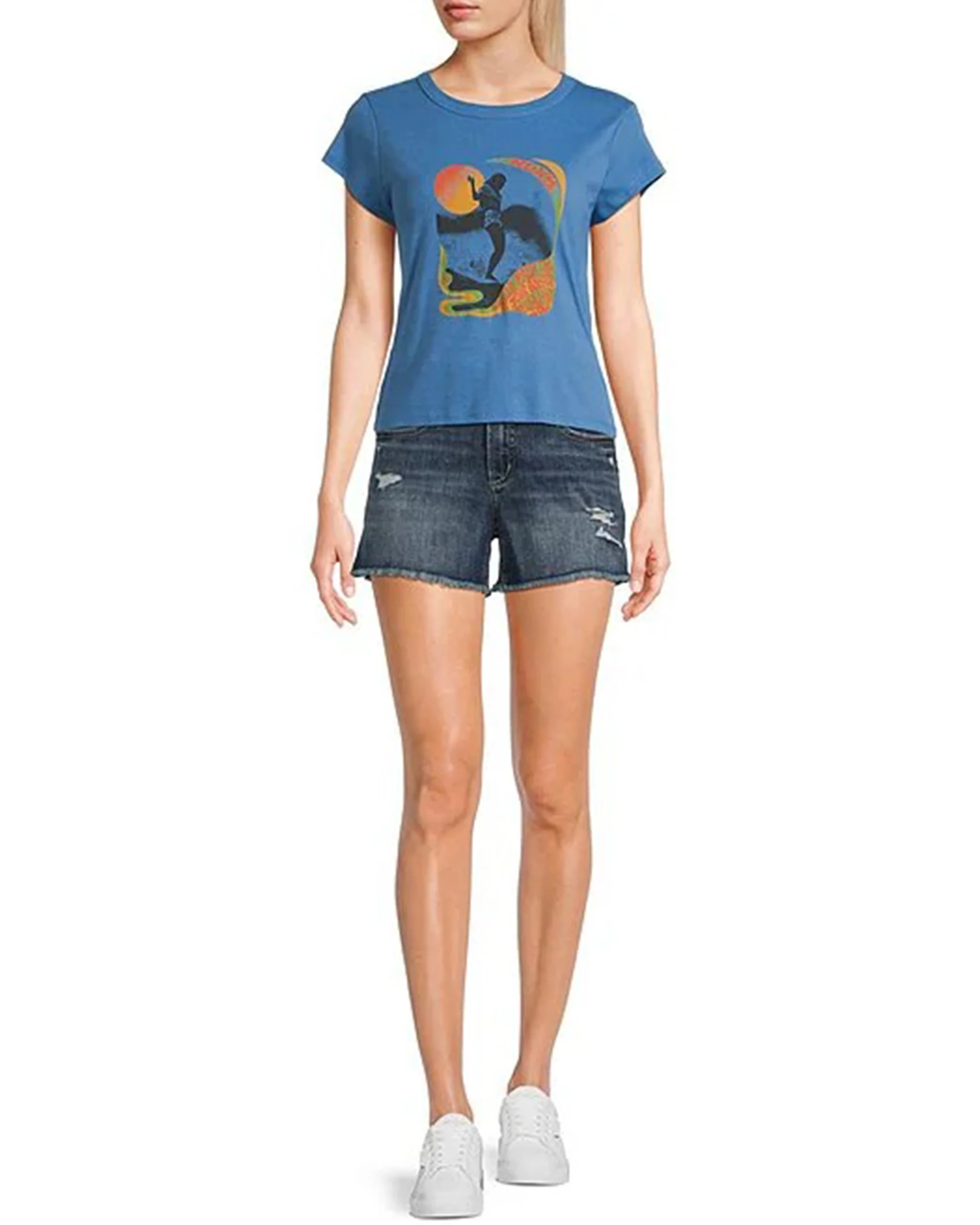 Salt Soul 90's Baby Tee - Star Sapphire - Image 3