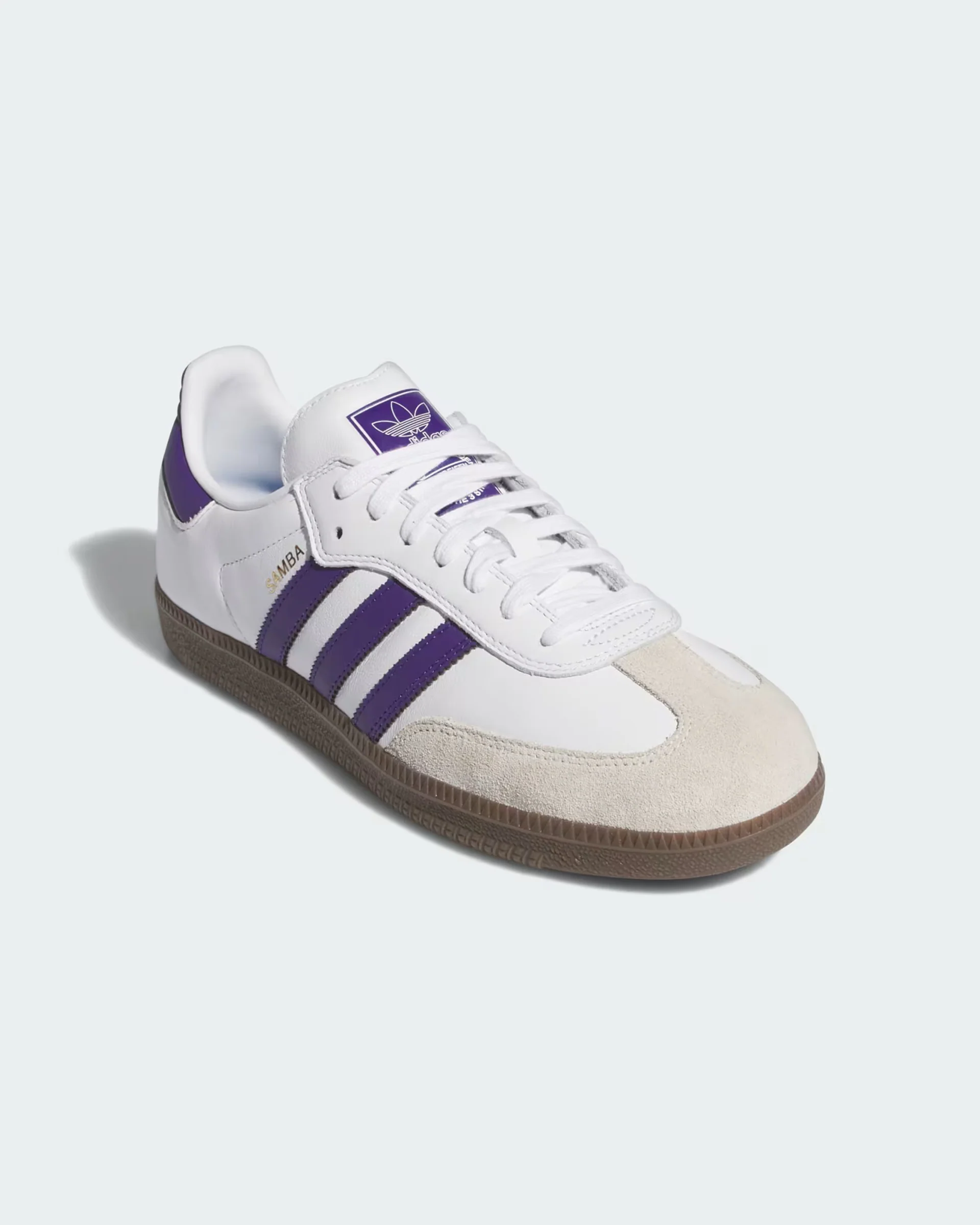 Samba ADV Shoes - Cloud White / Collegiate Purple / Gold Metallic - Image 4