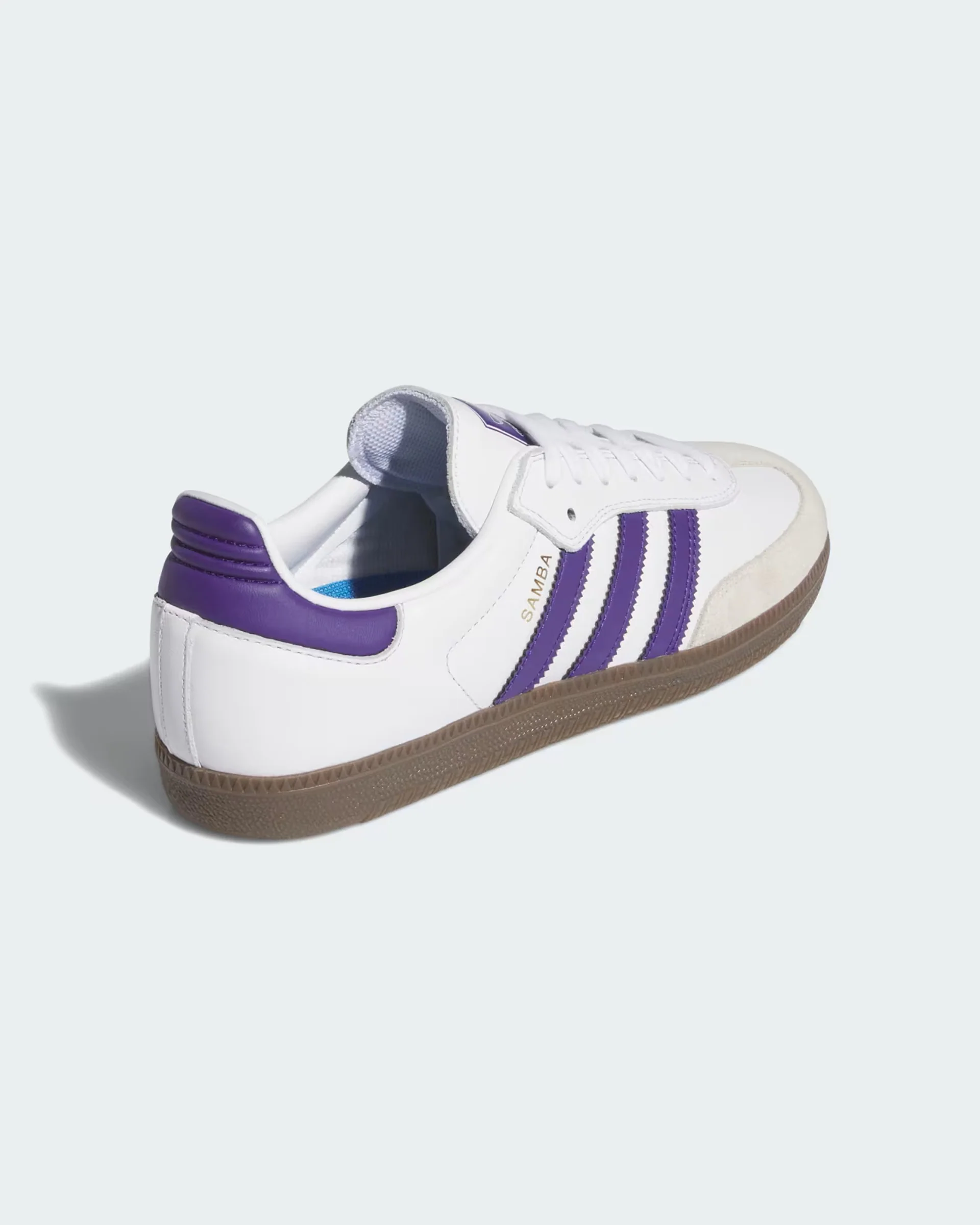 Samba ADV Shoes - Cloud White / Collegiate Purple / Gold Metallic - Image 5