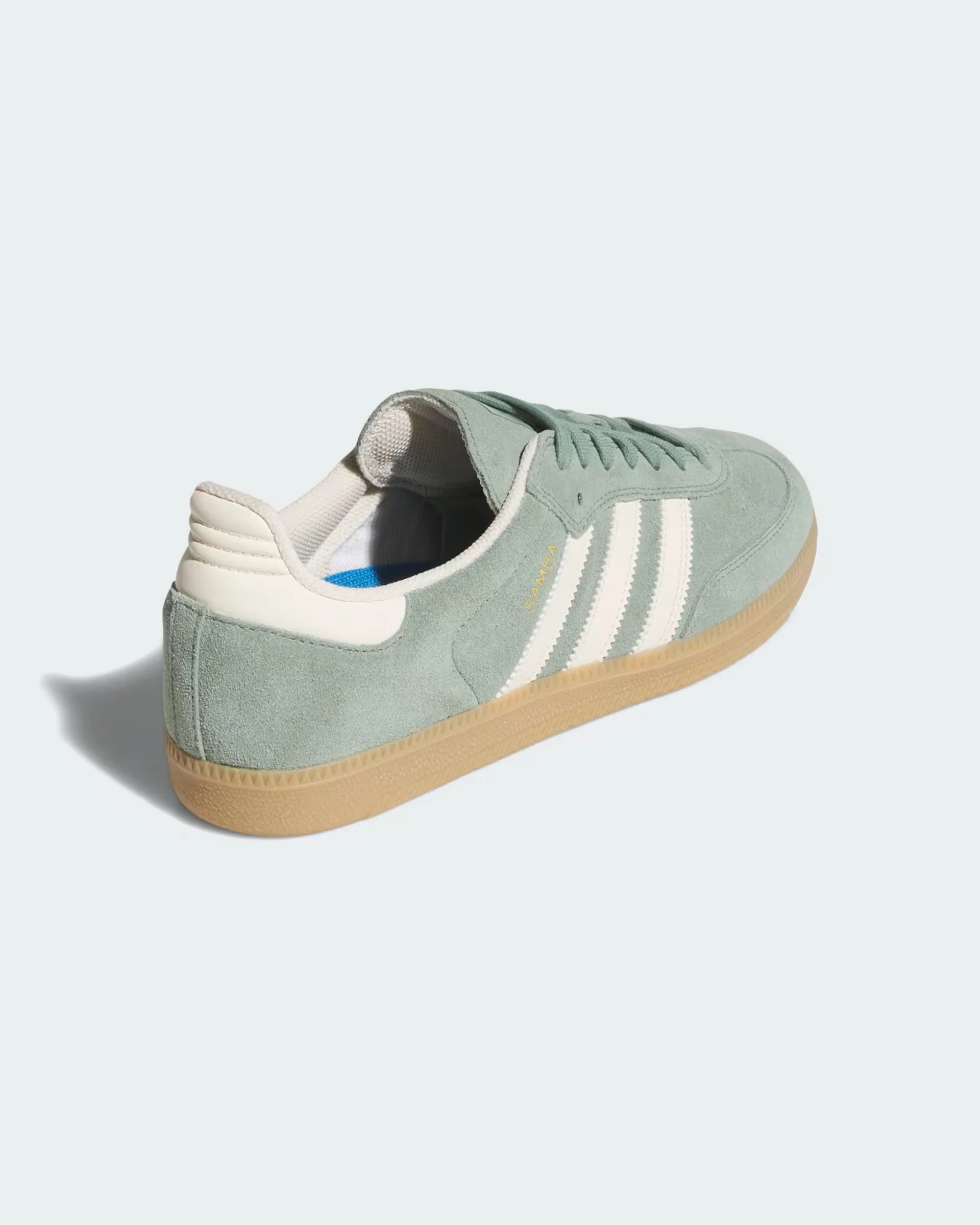 Samba ADV Shoes - Silver Green / Wonder White / Gold Metallic - Image 5