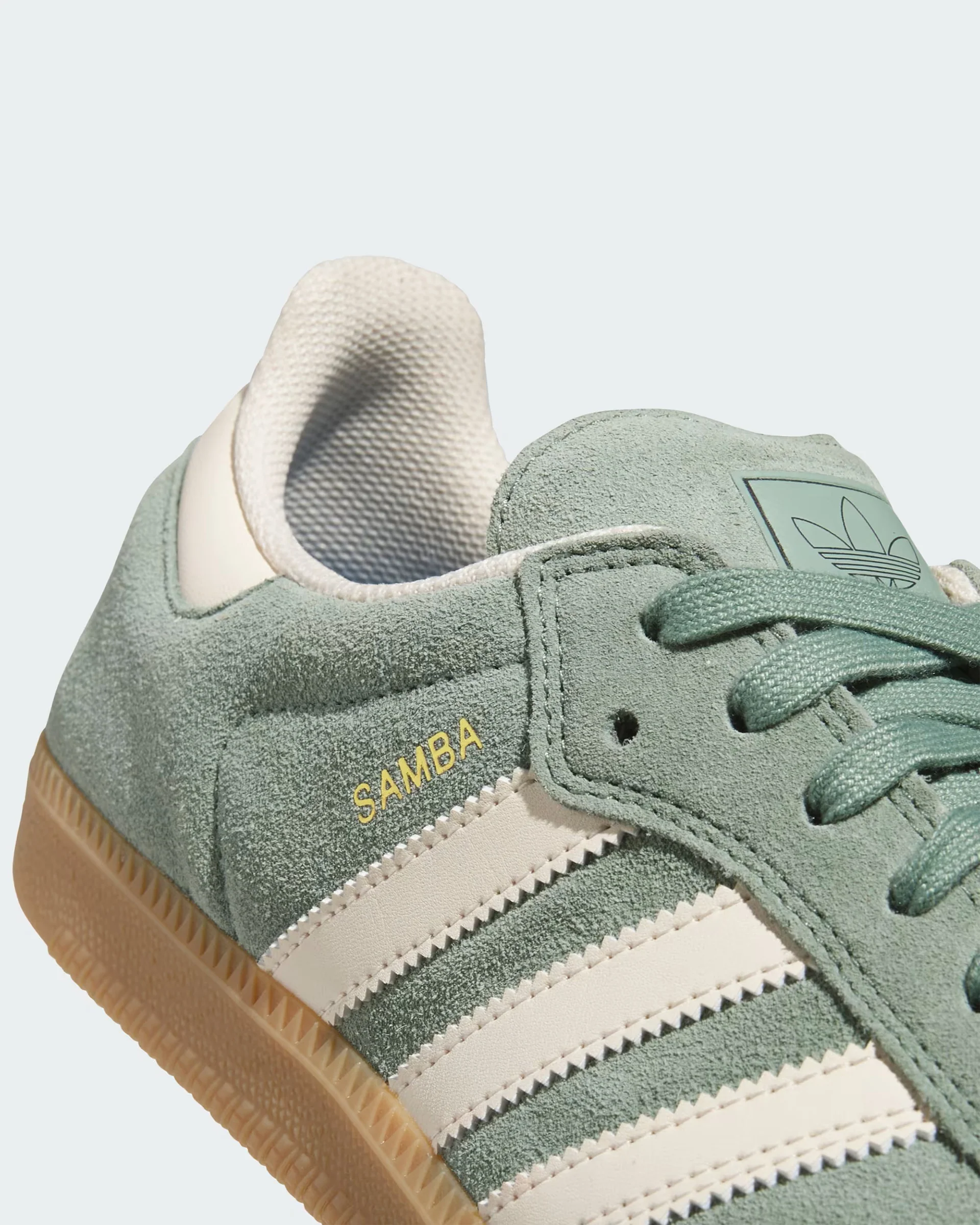 Samba ADV Shoes - Silver Green / Wonder White / Gold Metallic - Image 7