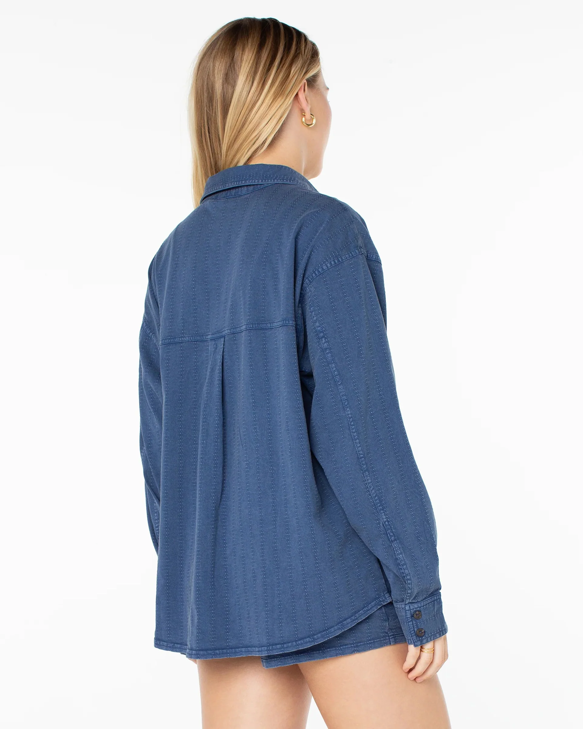 Sandpiper Button Up - Sargasso Sea Solid - Image 2