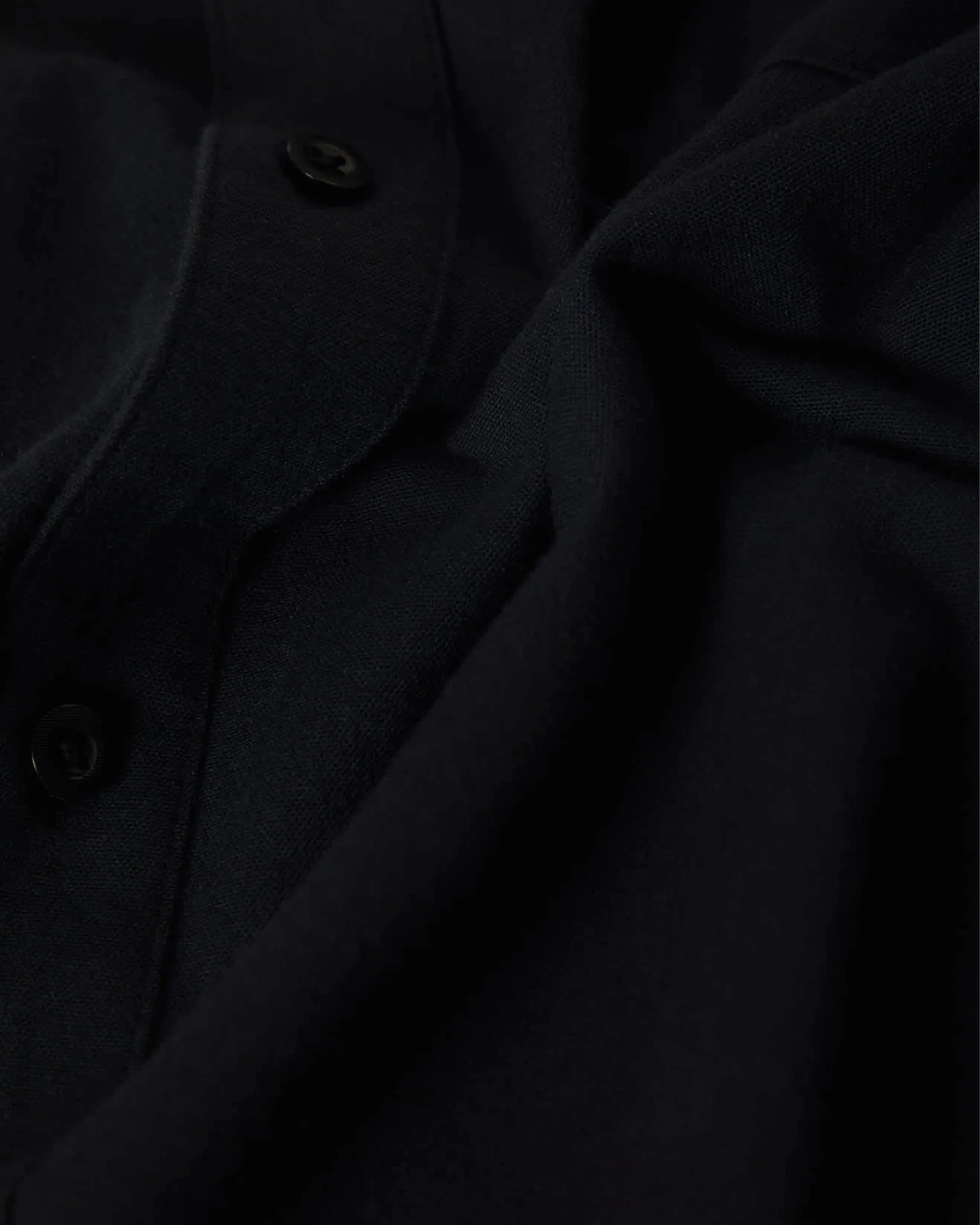 Sanford Oxford S/S Shirt - Black - Image 6