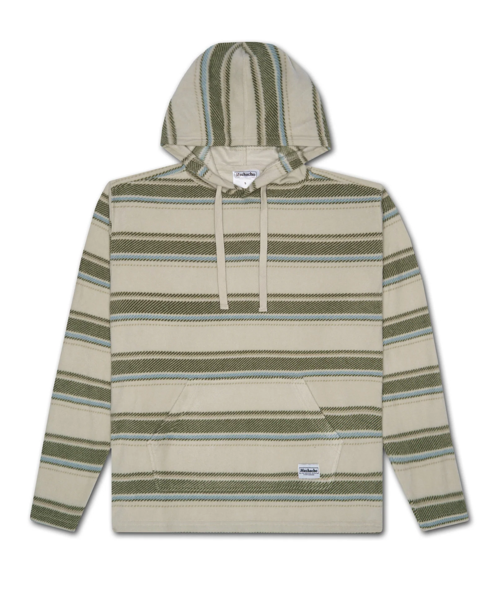 Seacliff Hooded Flannel - Stone - Image 5