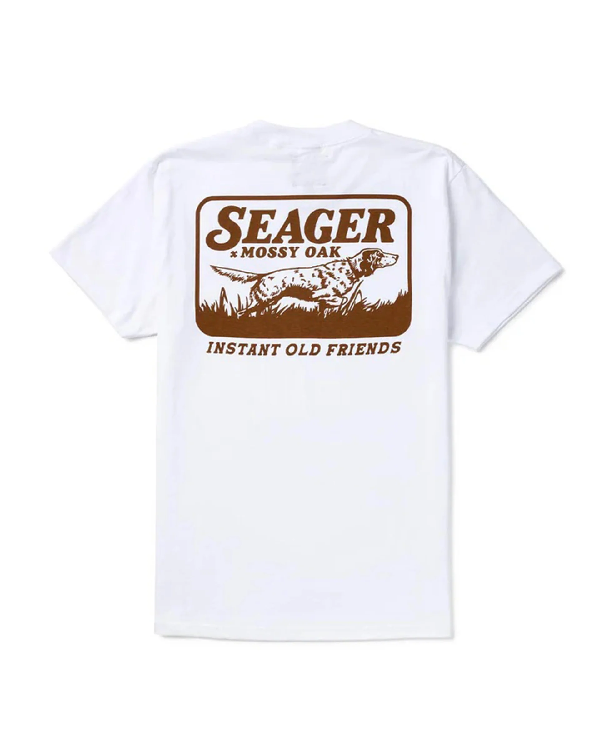 Seager x Mossy Oak Bird Dog S/S T-Shirt - White