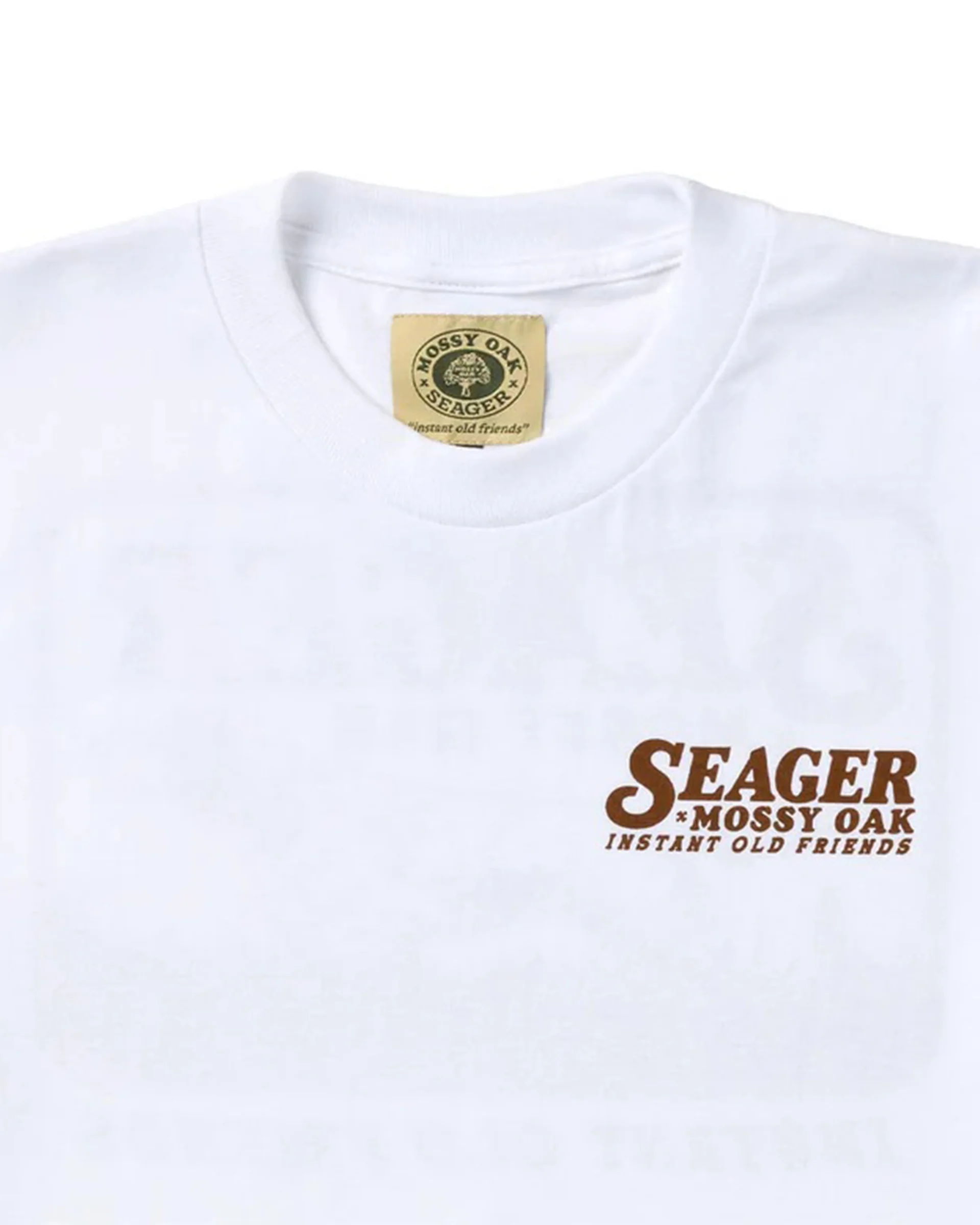 Seager x Mossy Oak Bird Dog S/S T-Shirt - White - Image 3