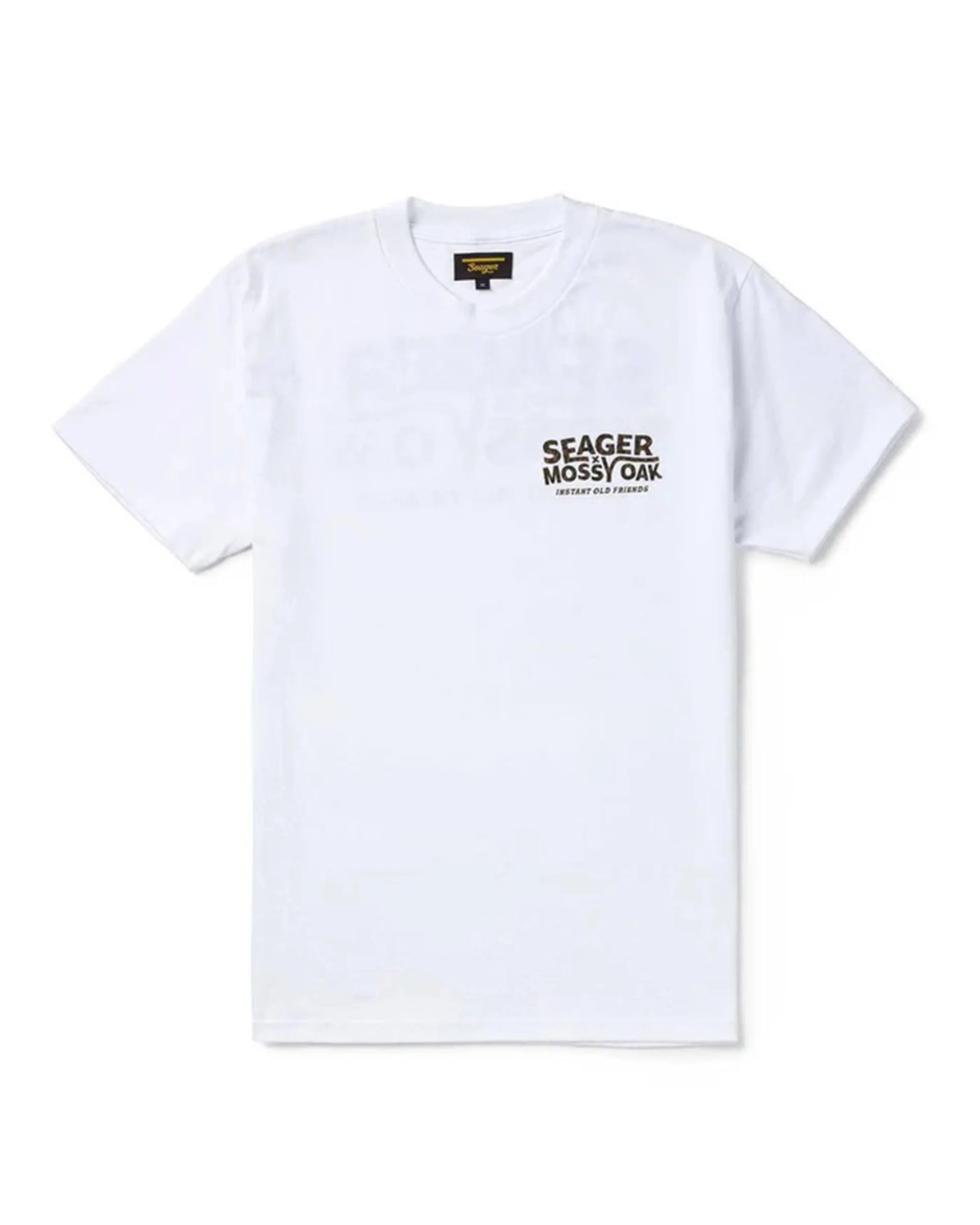 Seager x Mossy Oak I.O.F. S/S T-Shirt - White - Image 2