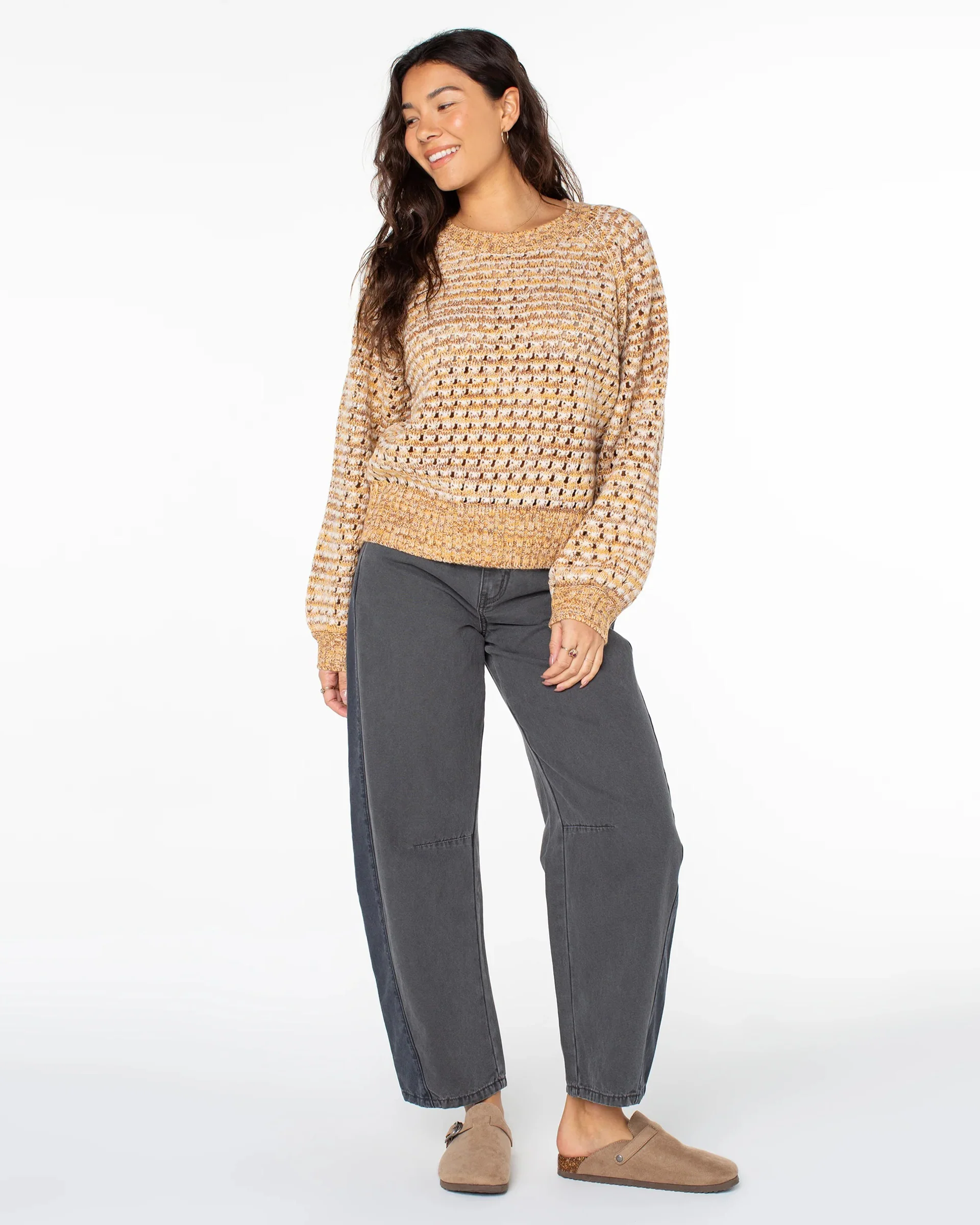 Seascape Crewneck Sweater - Pumice Stone - Image 5