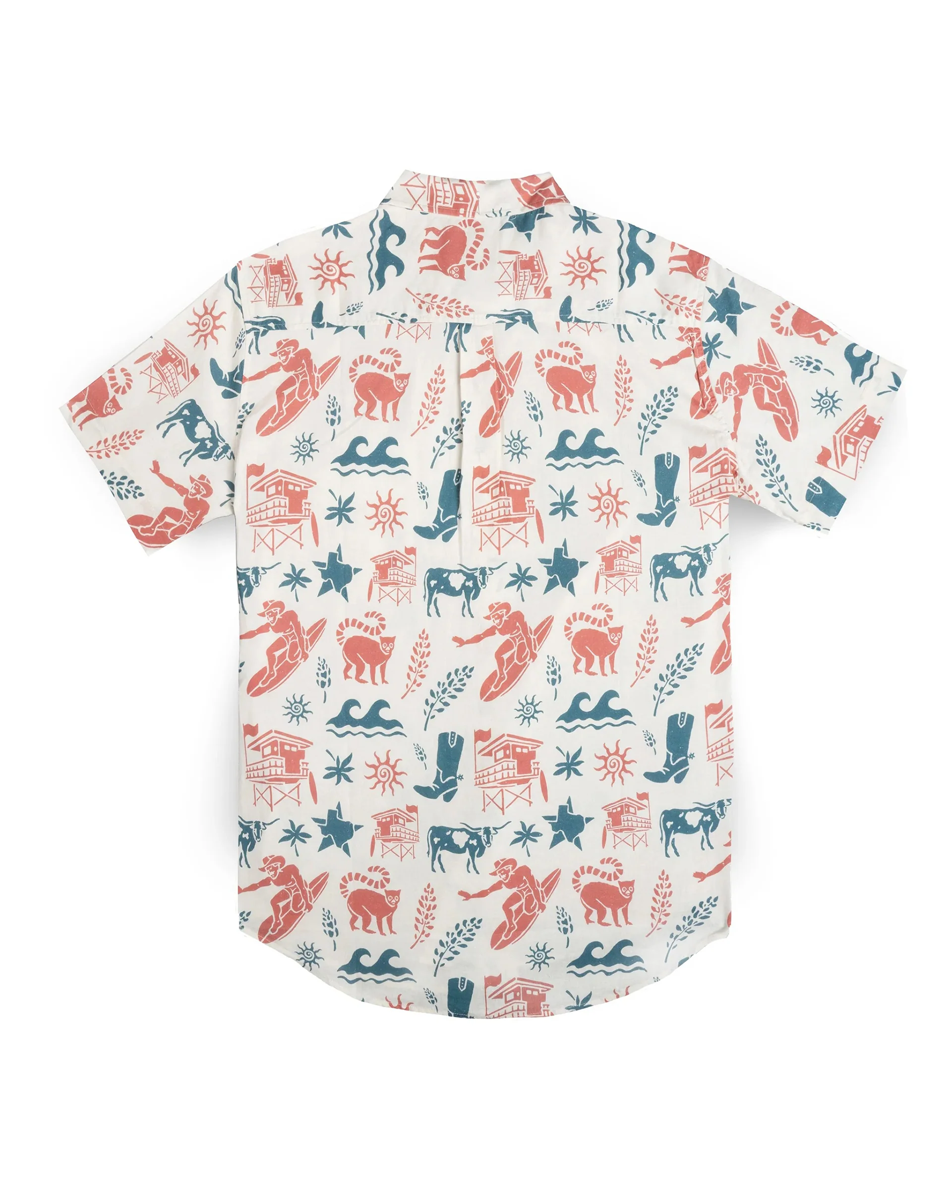 Sendero x Waco Surf City Slicker S/S Shirt - Texas Surf - Image 11