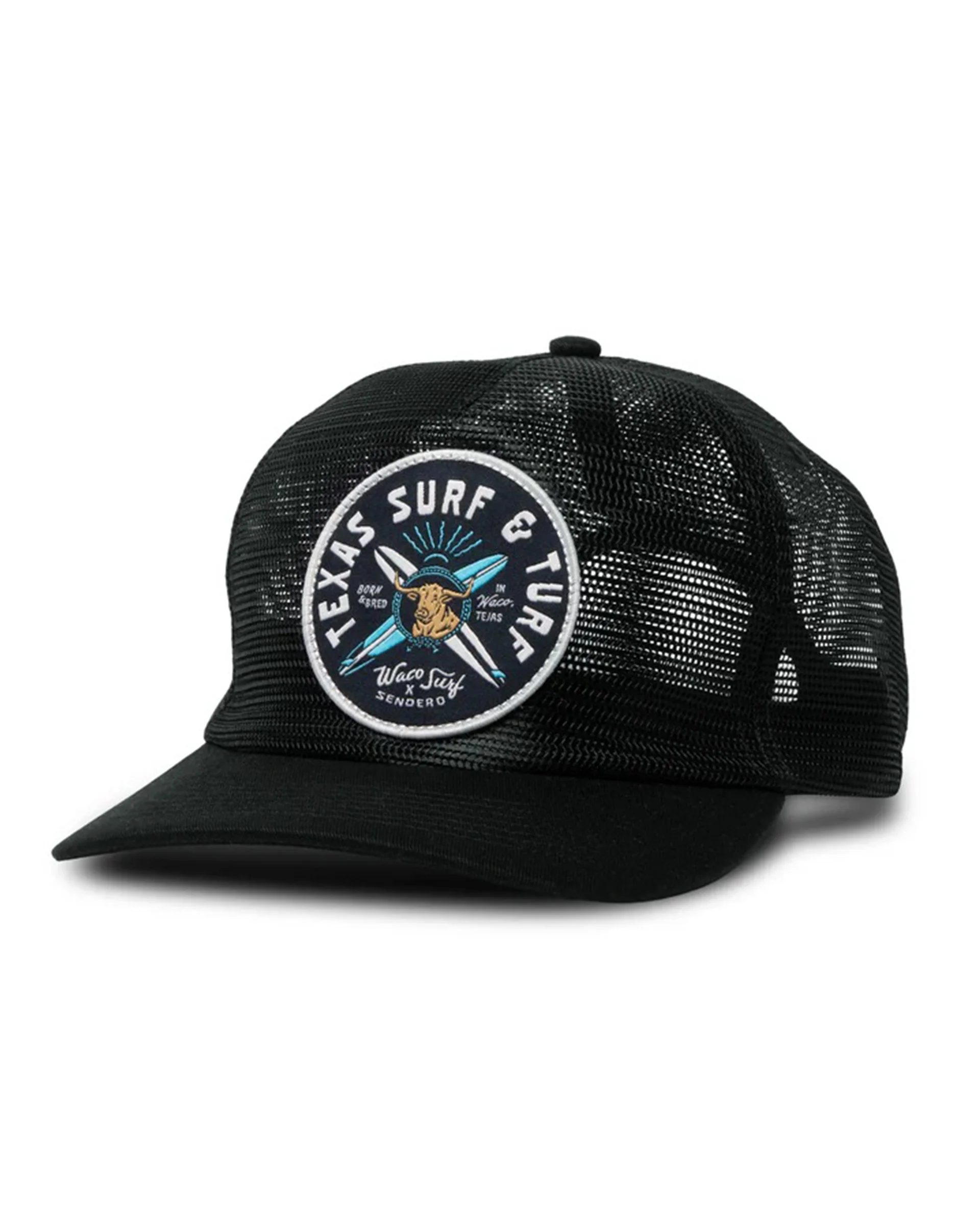 Sendero x Waco Surf Texas Surf And Turf Hat - Black