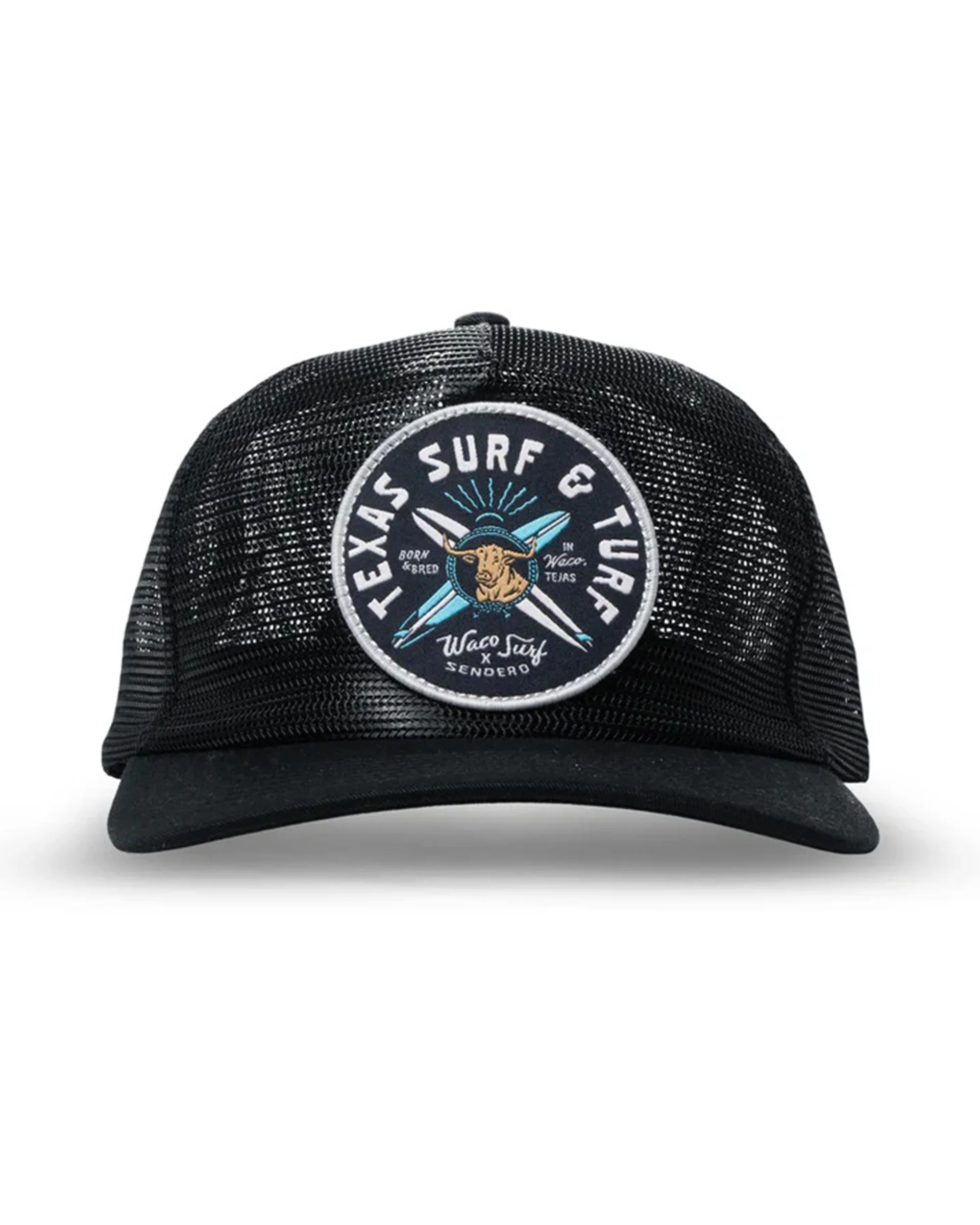 Sendero x Waco Surf Texas Surf And Turf Hat - Black - Image 3