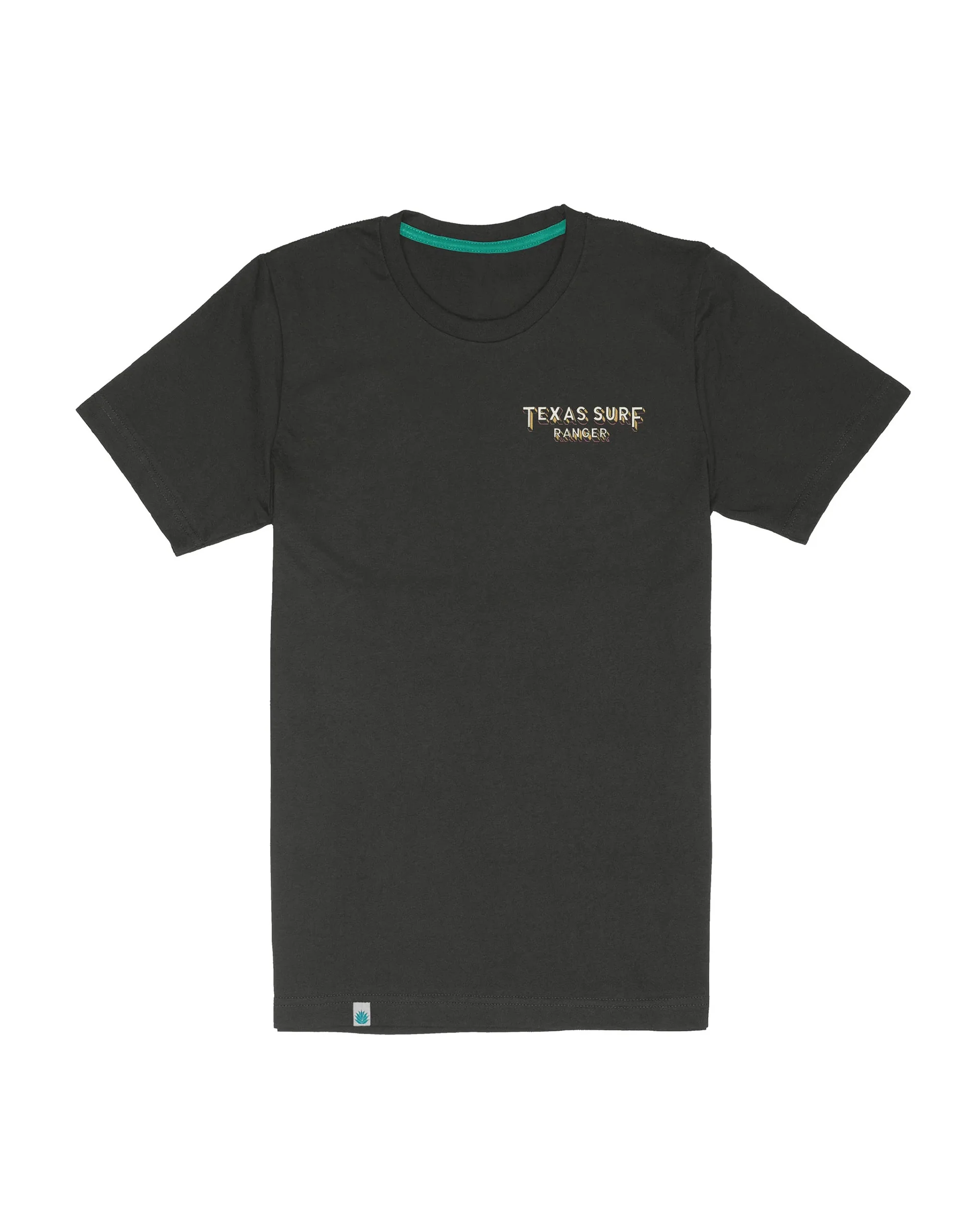 Sendero x Waco Surf Texas Surf Ranger S/S T-Shirt - Black - Image 8