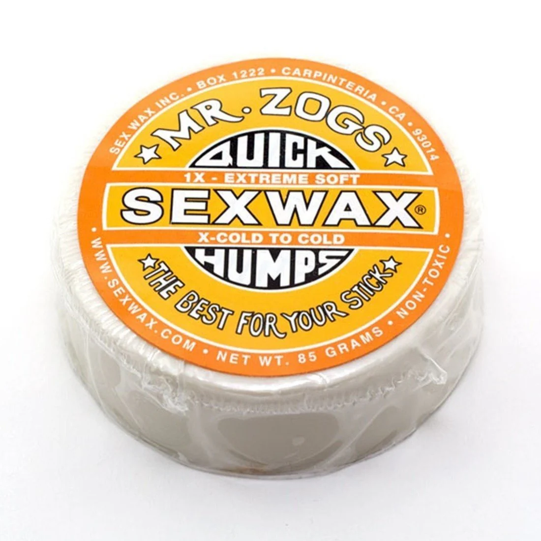 Sex Wax Quick Humps Surfboard Wax - 1X Extreme Soft Extra Cold/Cold