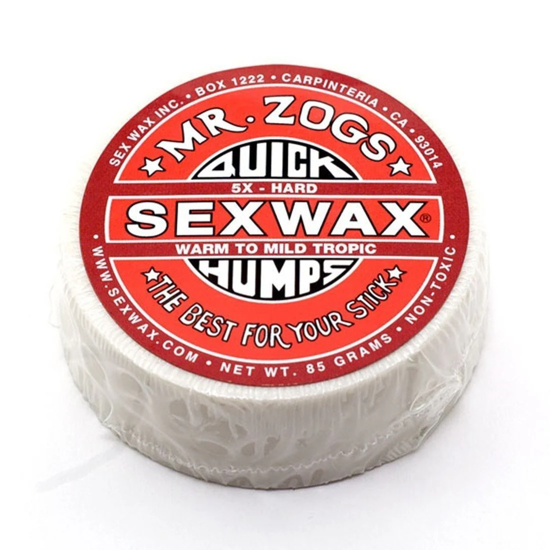 Sex Wax Quick Humps Surfboard Wax - 5X Hard Warm/Mild Tropic