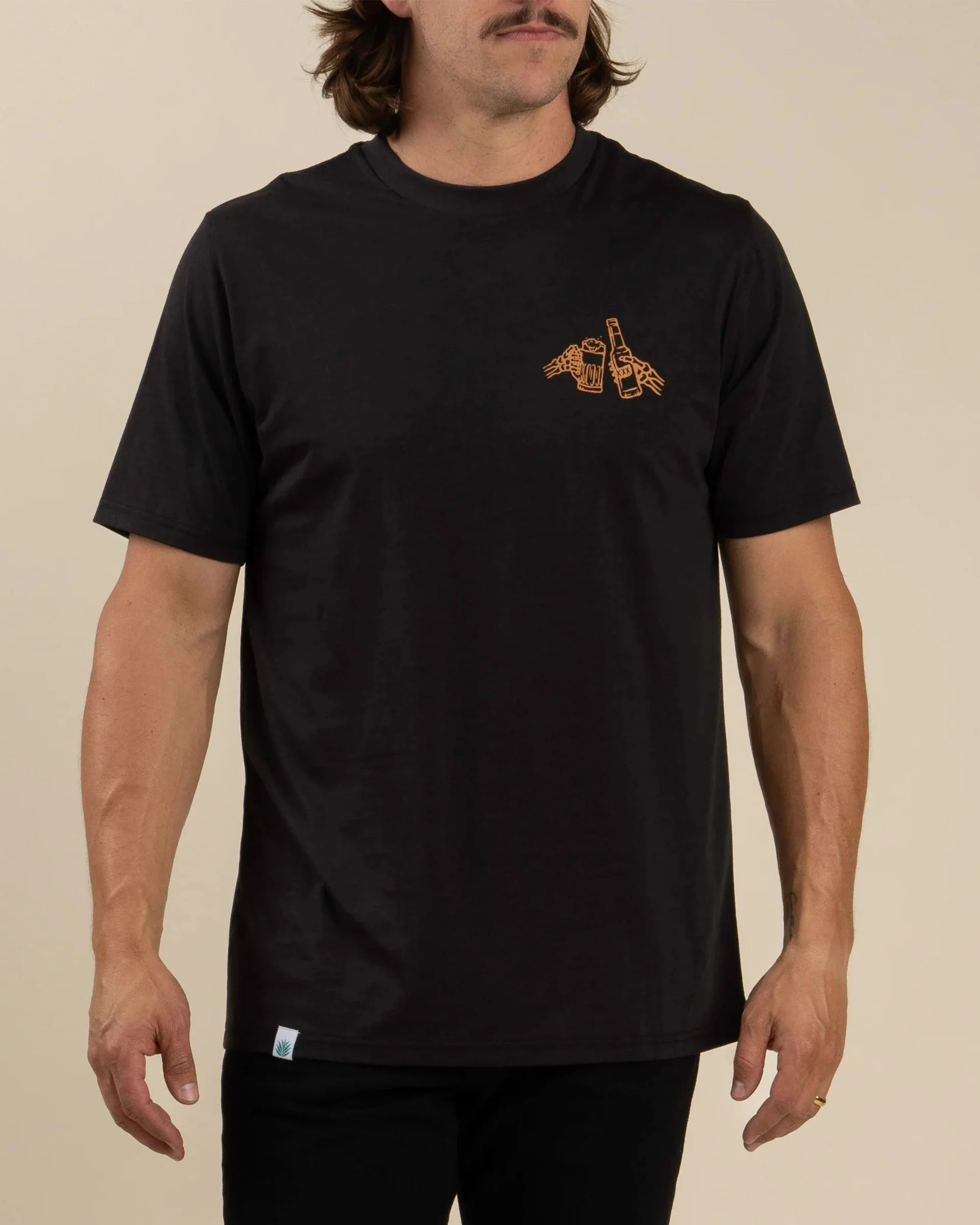 Shootin' Hand S/S T-Shirt - ¡Salud! Edition - Black - Image 4