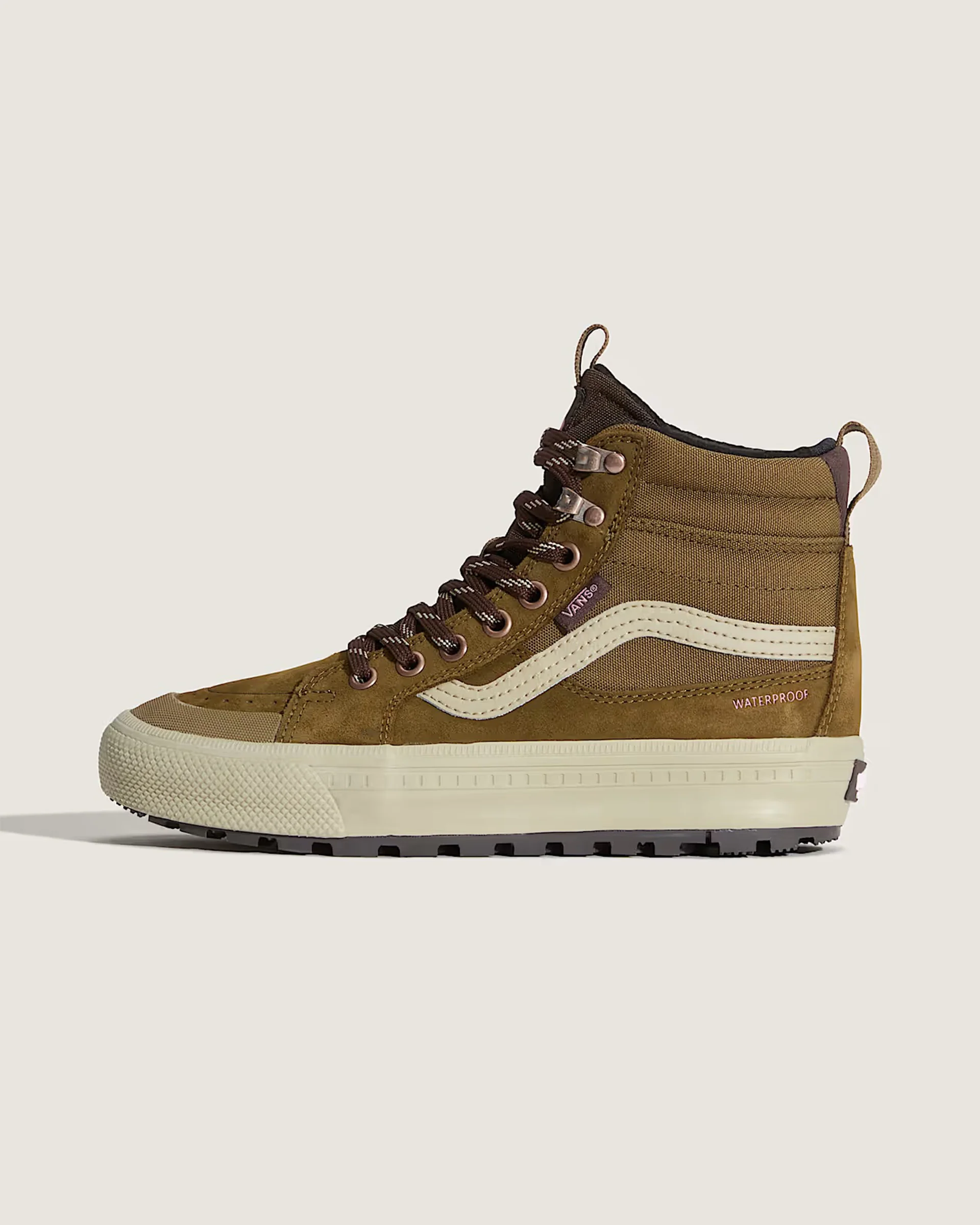 Sk8-Hi Waterproof Insulated Shoe - Brown/Pink