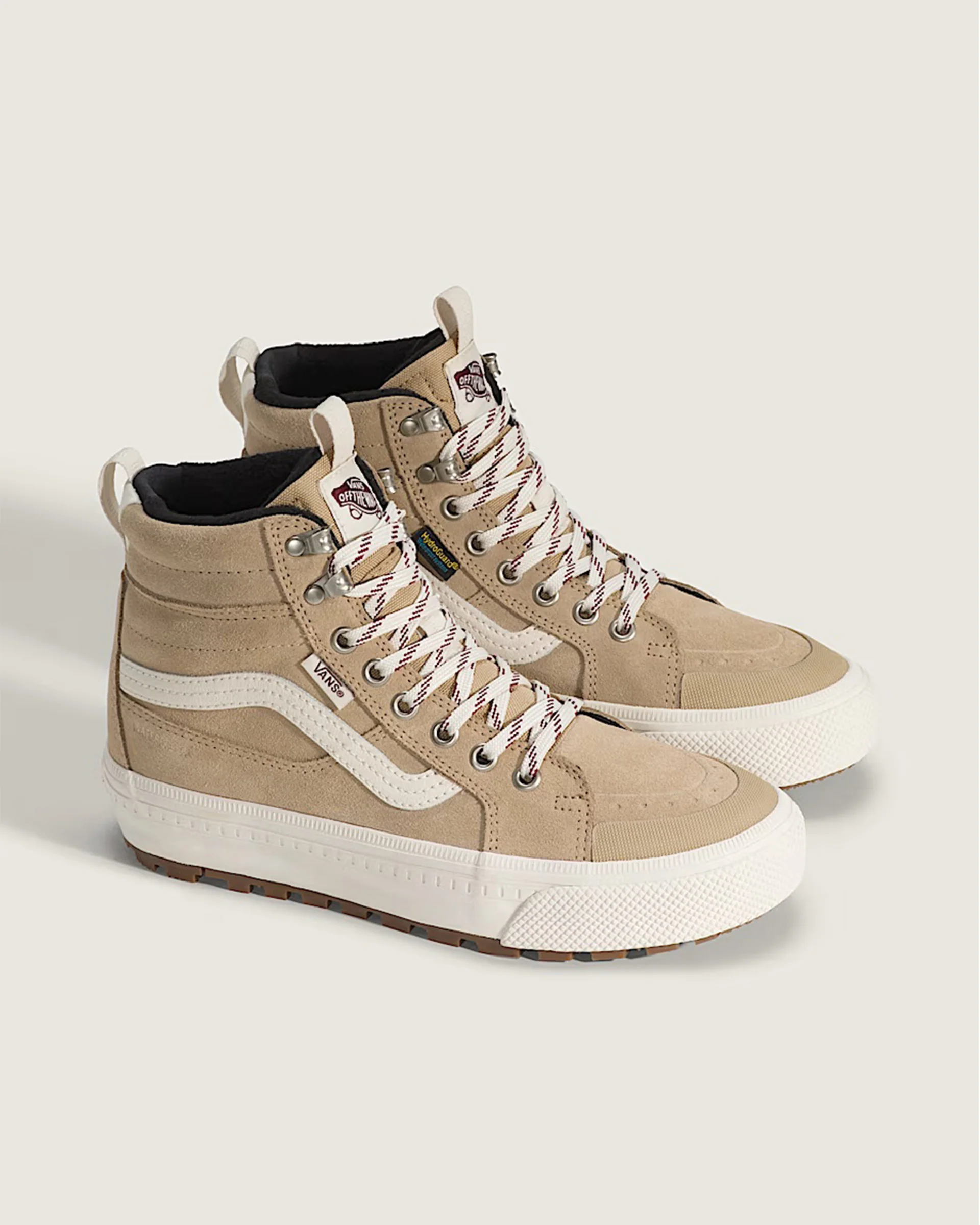 Sk8-Hi Waterproof Insulated Shoe - Brown/White - Image 2