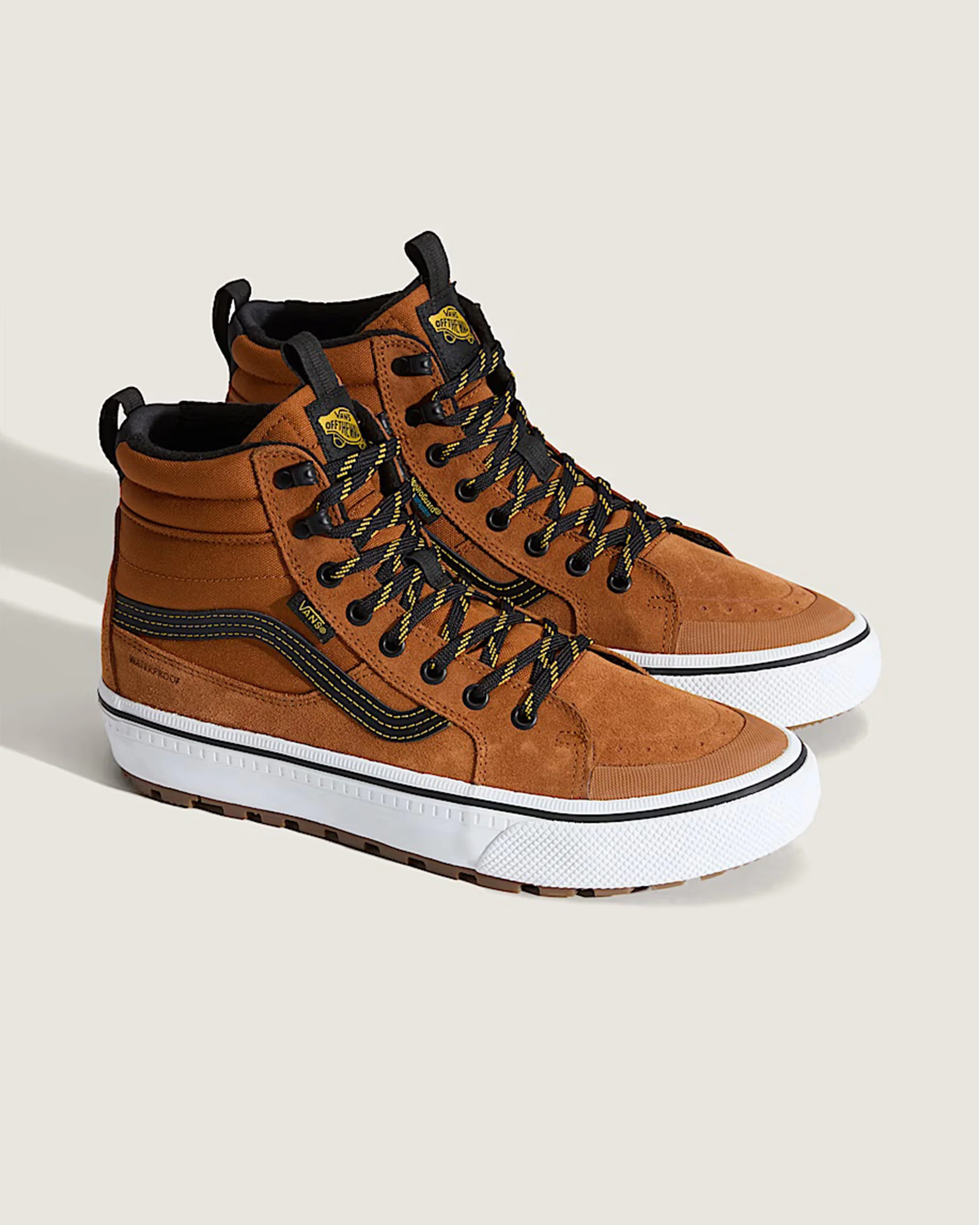 Sk8-Hi Waterproof Insulated Shoe - Glazed Ginger Brown - Image 2