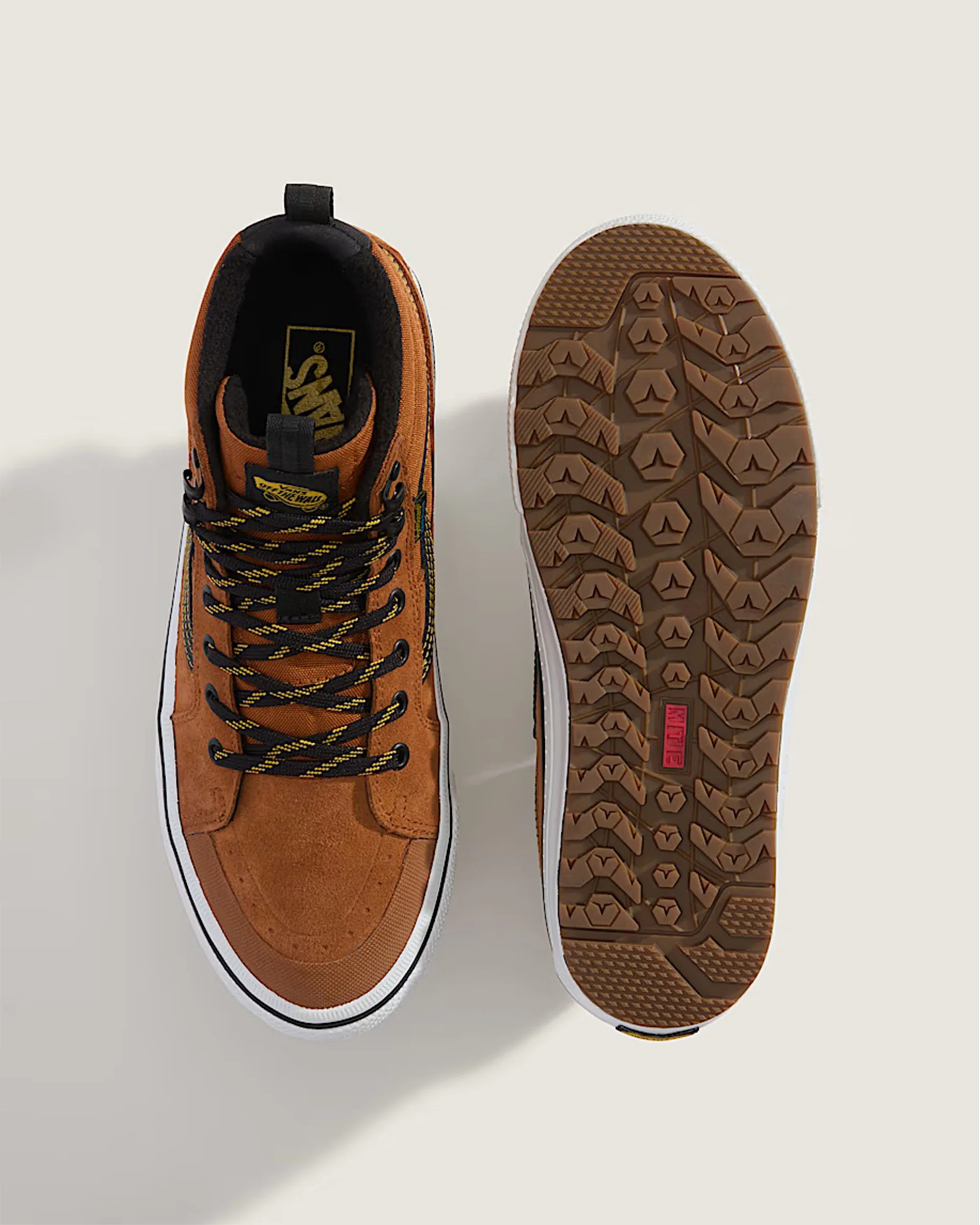 Sk8-Hi Waterproof Insulated Shoe - Glazed Ginger Brown - Image 3