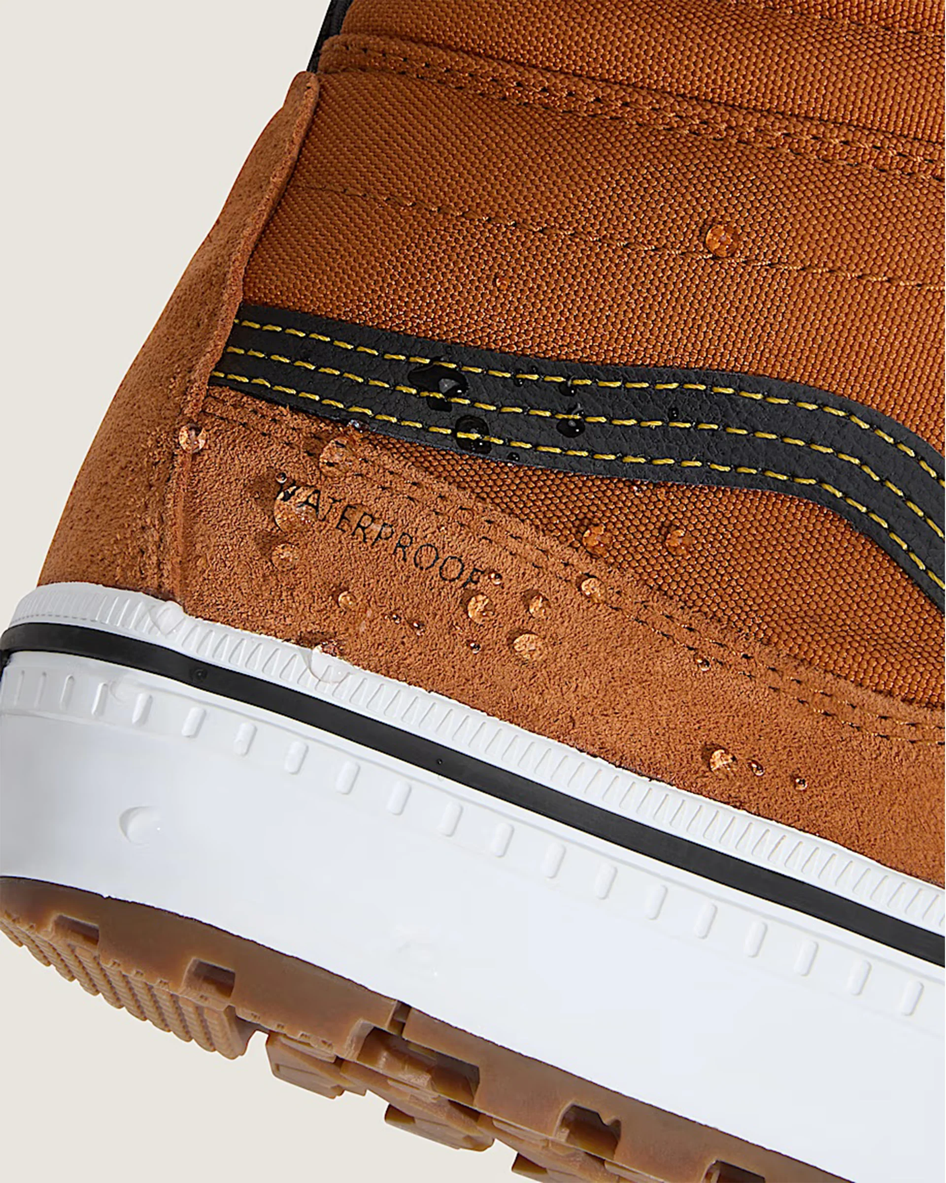 Sk8-Hi Waterproof Insulated Shoe - Glazed Ginger Brown - Image 7