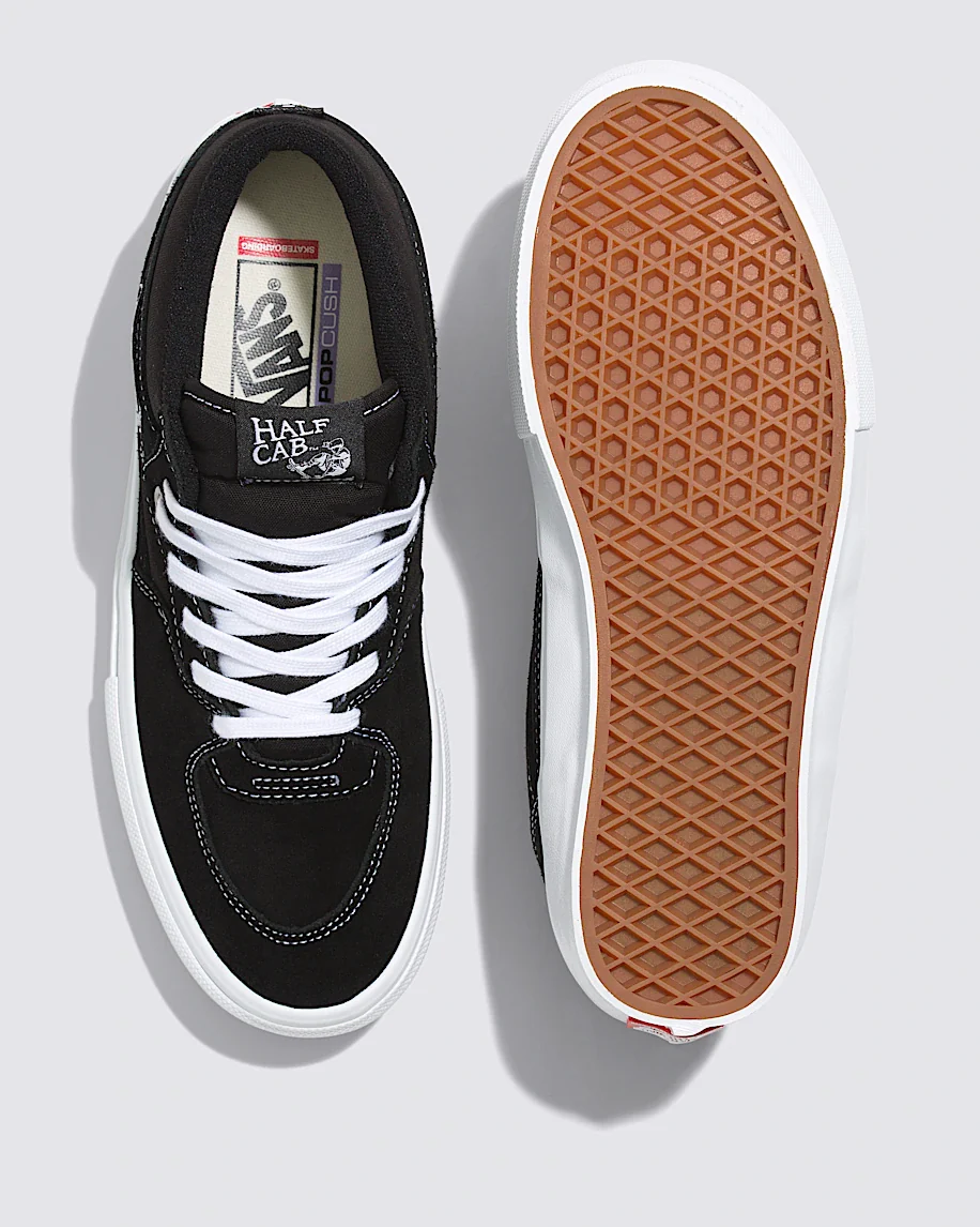Skate Half Cab Shoe - Black/White - Image 3
