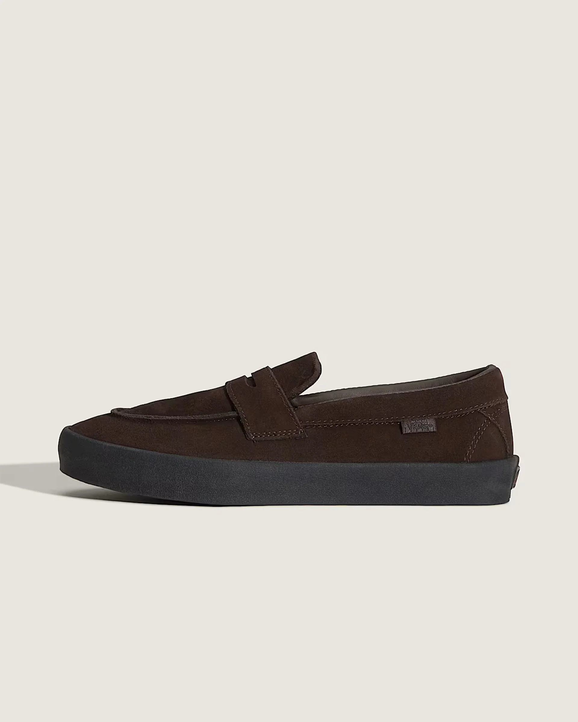 Skate Loafer Suede Shoes - Brown/Black