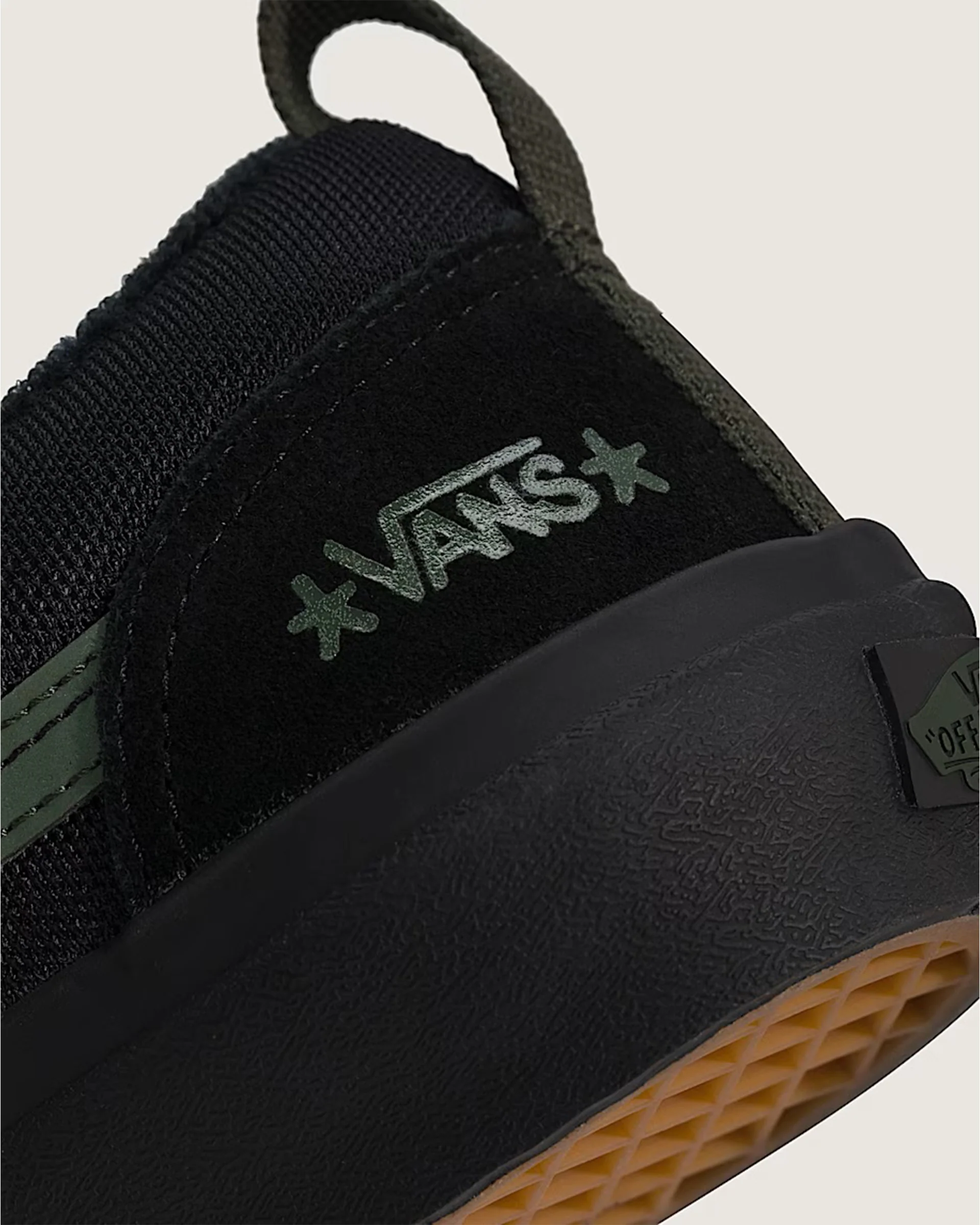 Skate Old Skool 36+ Shoe by Atiba Jefferson - Black/Dark Green - Image 5