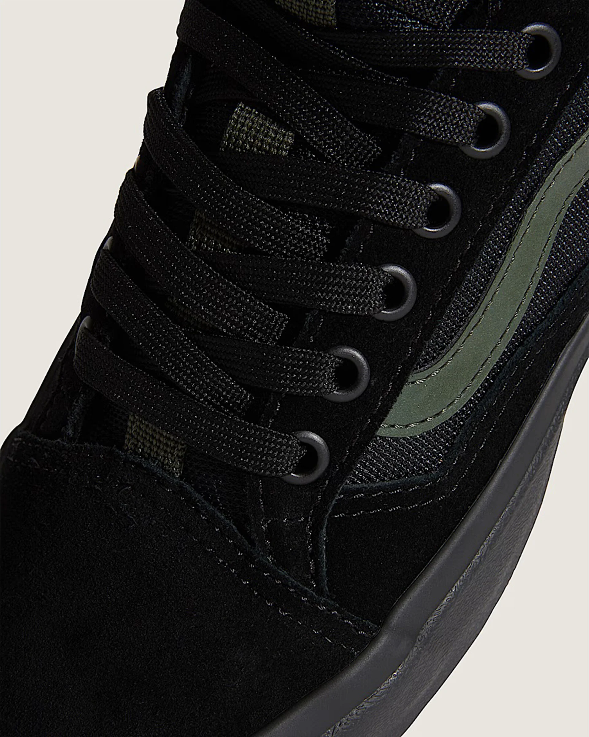 Skate Old Skool 36+ Shoe by Atiba Jefferson - Black/Dark Green - Image 8
