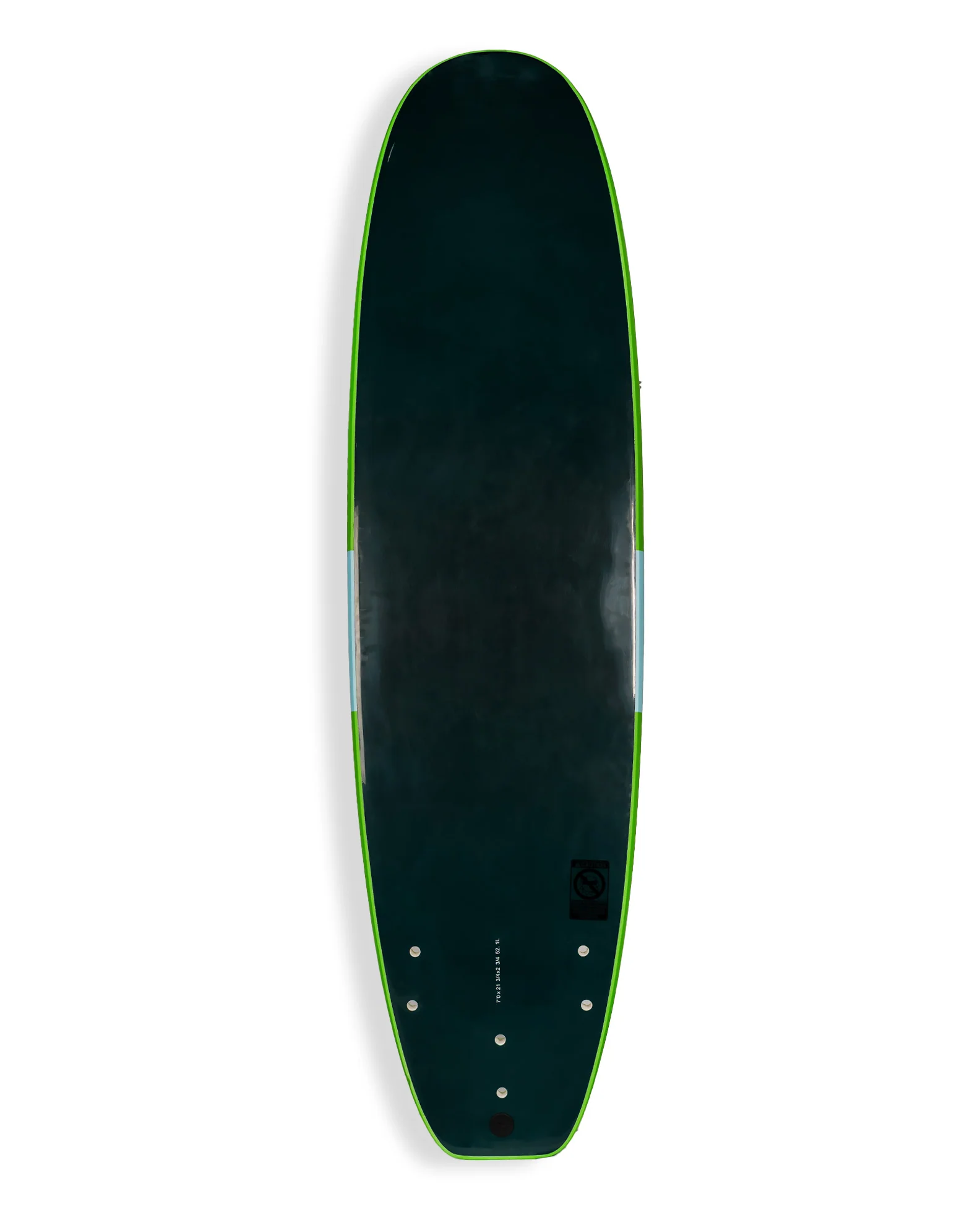 Skiff Softboard 7'0 - Green/Light Blue - Image 2
