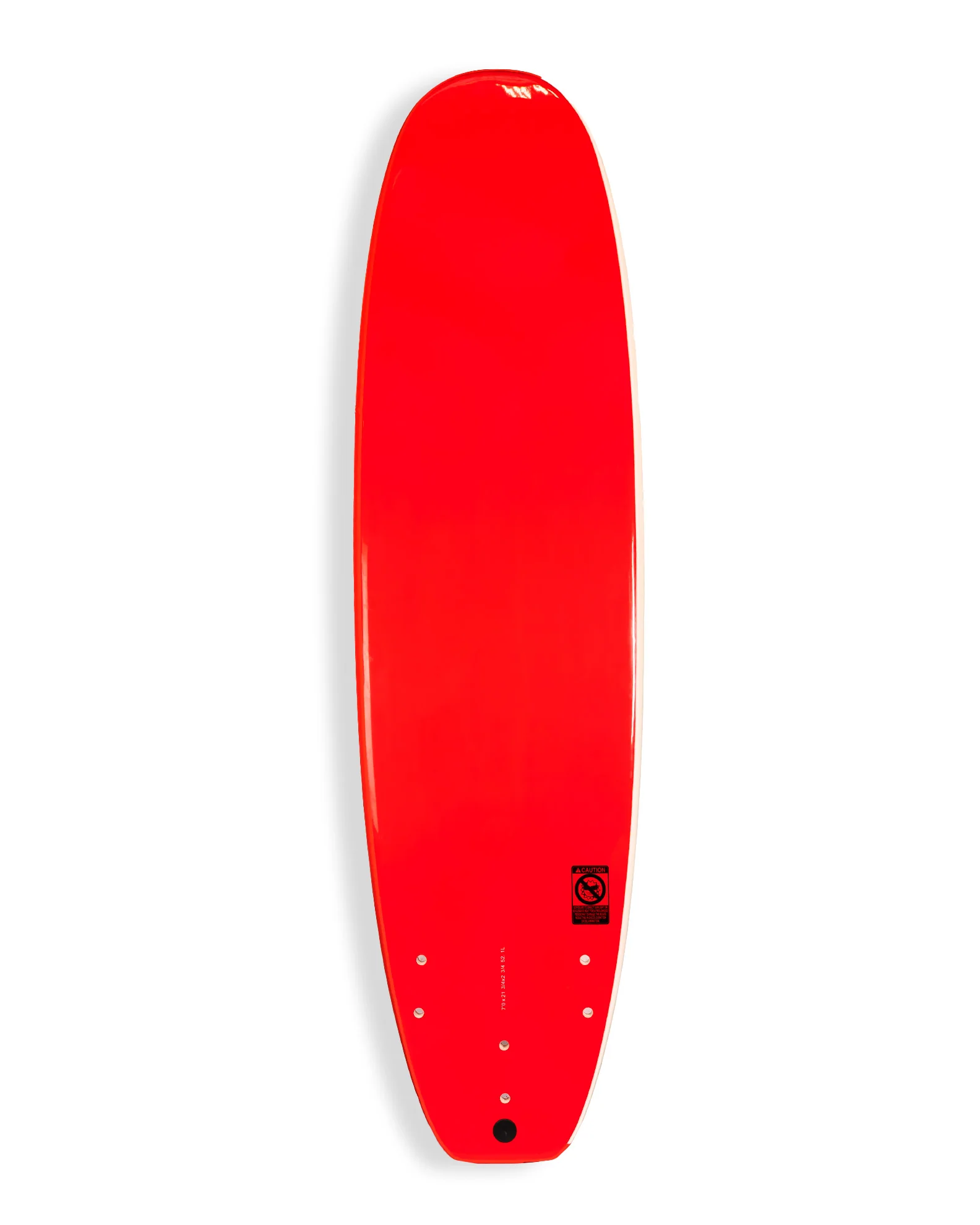 Skiff Softboard 7'0 - Red/White - Image 2