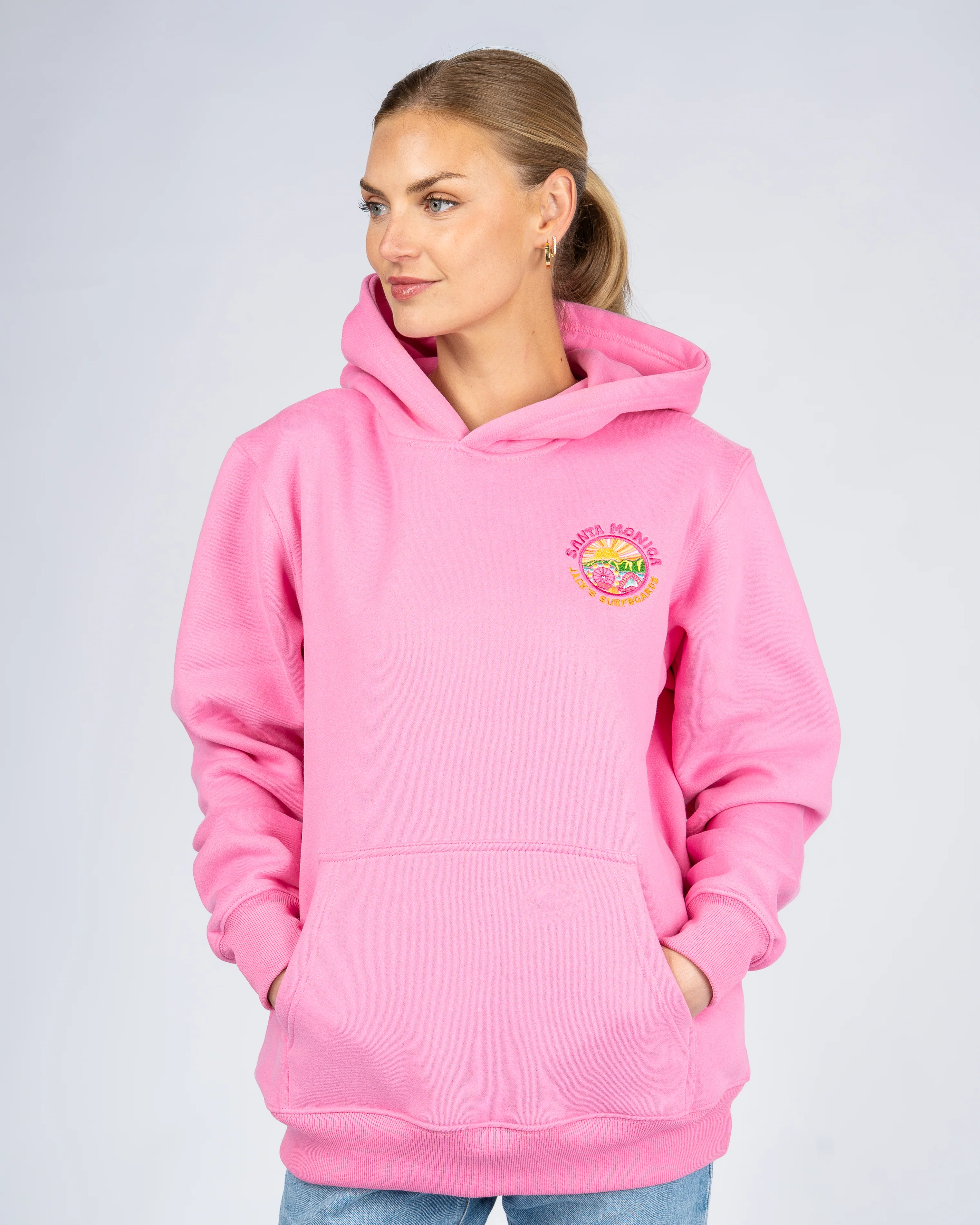 SM Pier Pullover Hoodie - Pink - Image 2