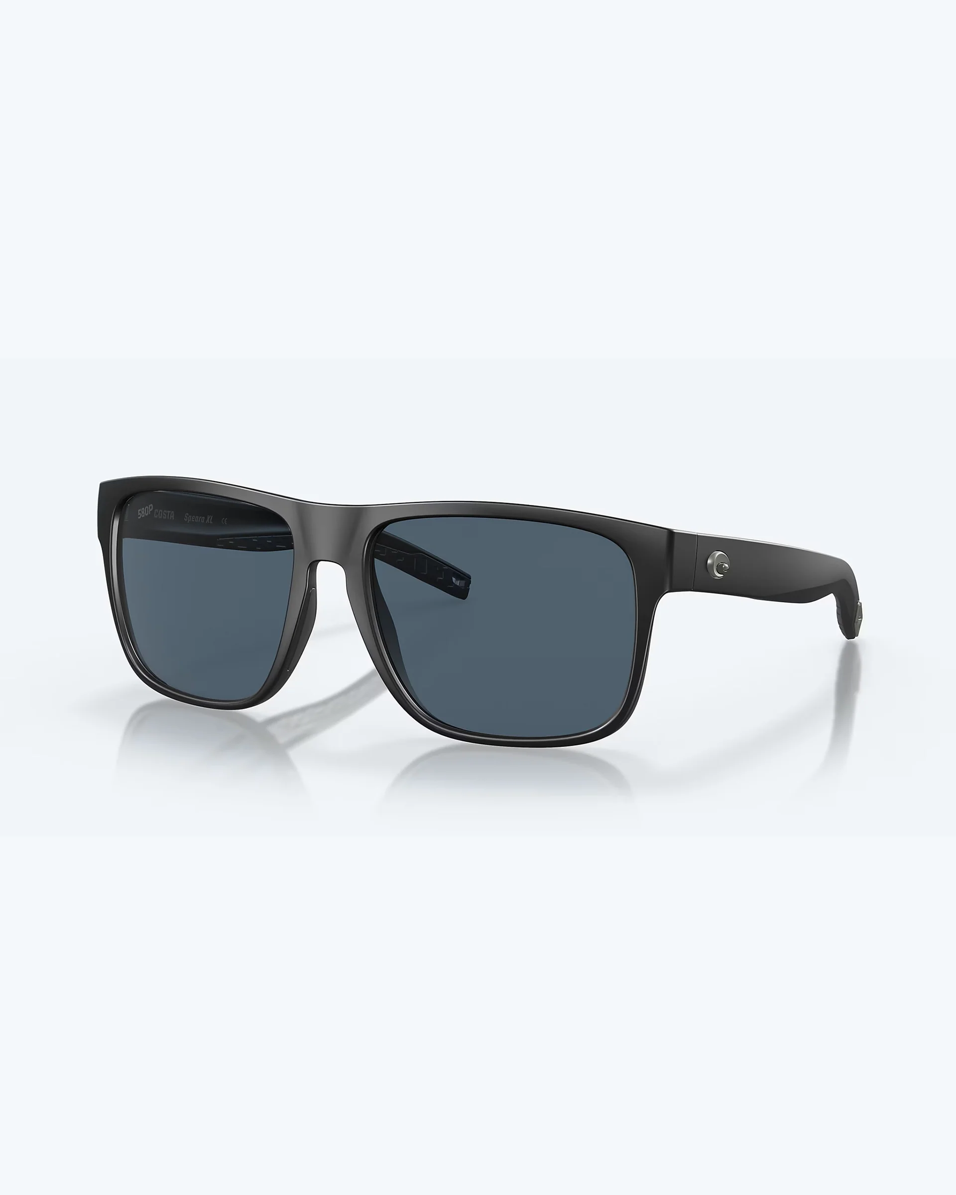 Spearo XL Polarized Sunglasses - Matte Black / Gray